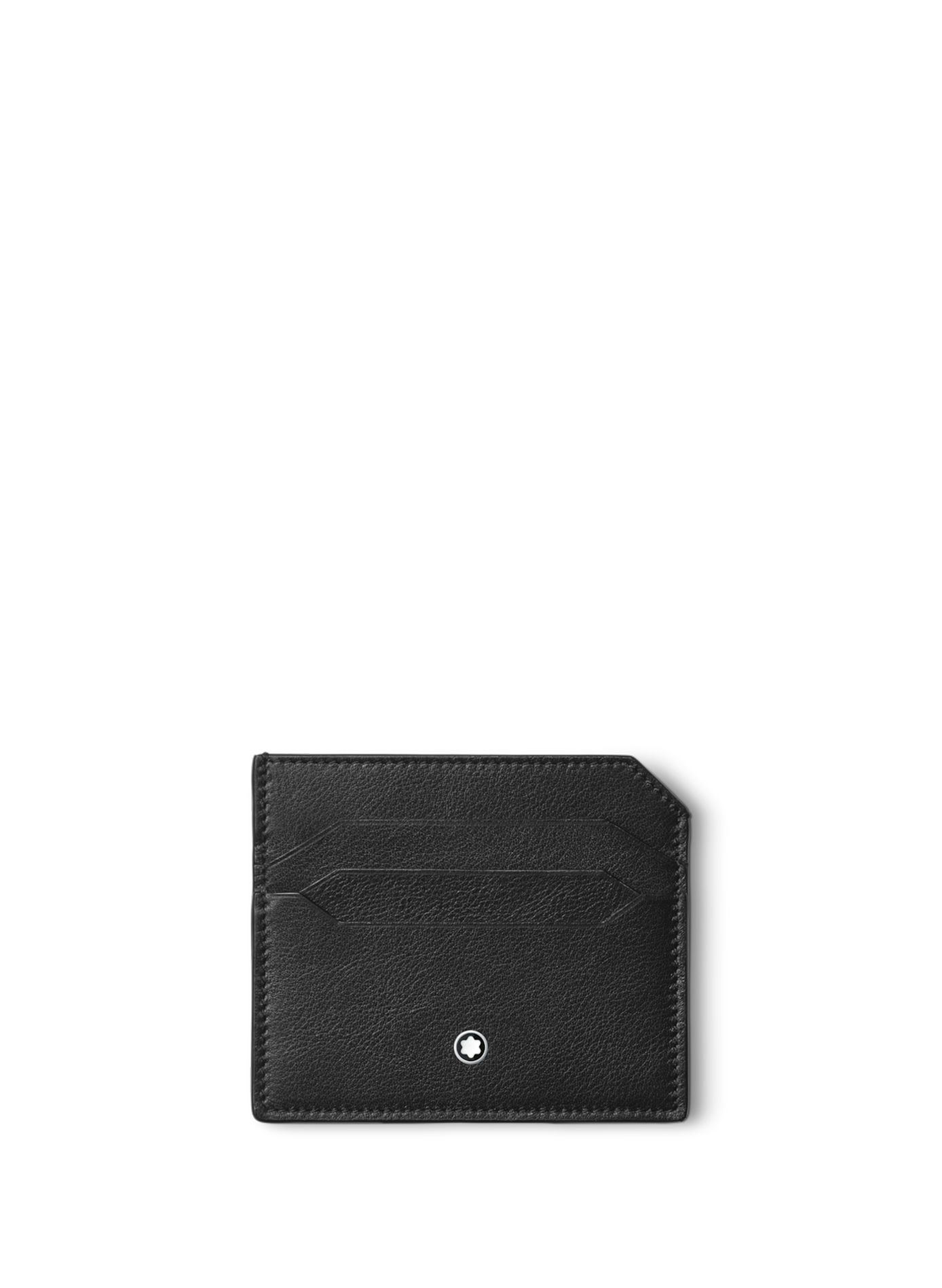 Compact leather card holder MONTBLANC Black