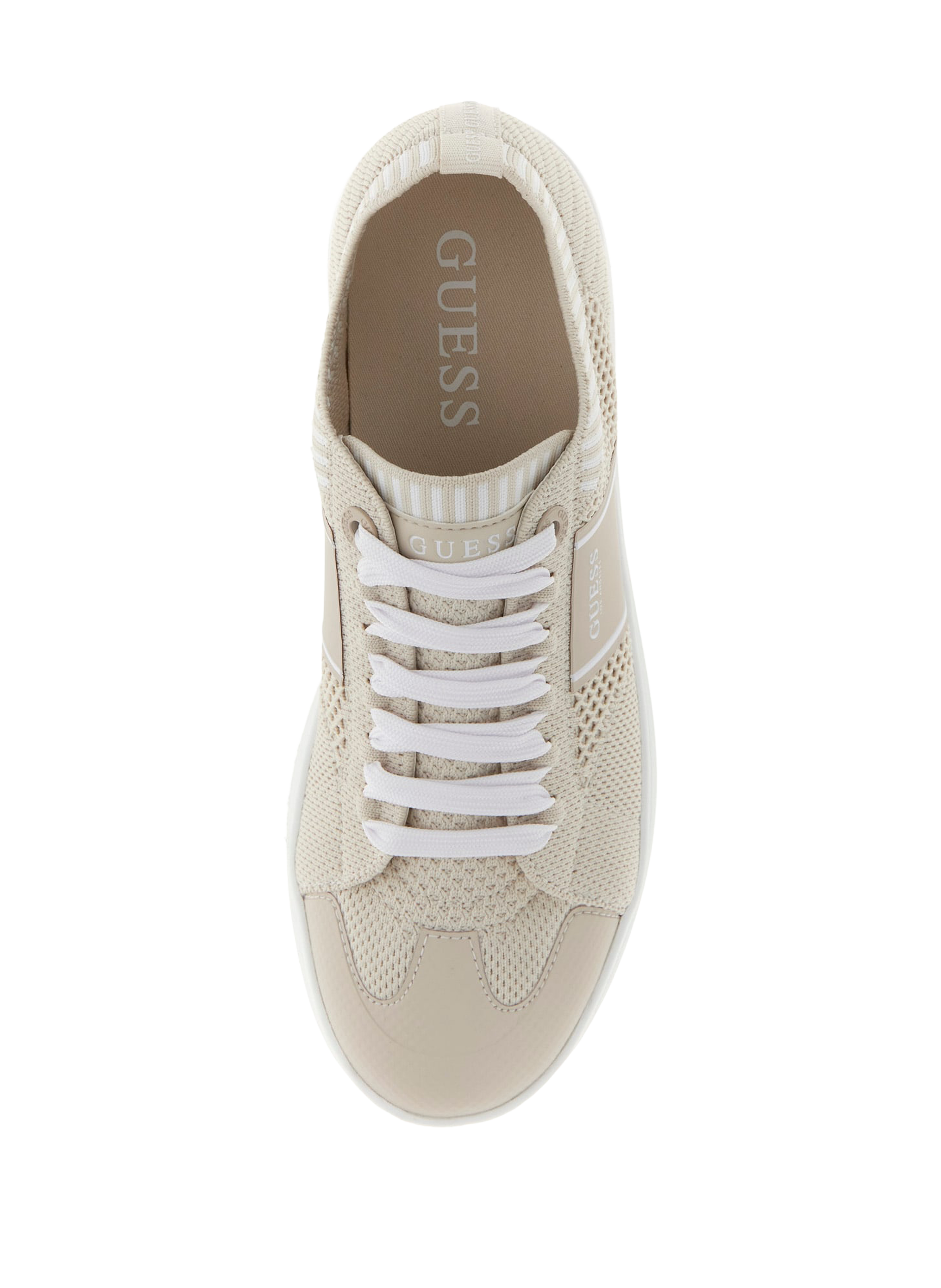 Low-top knit sneakers GUESS Beige