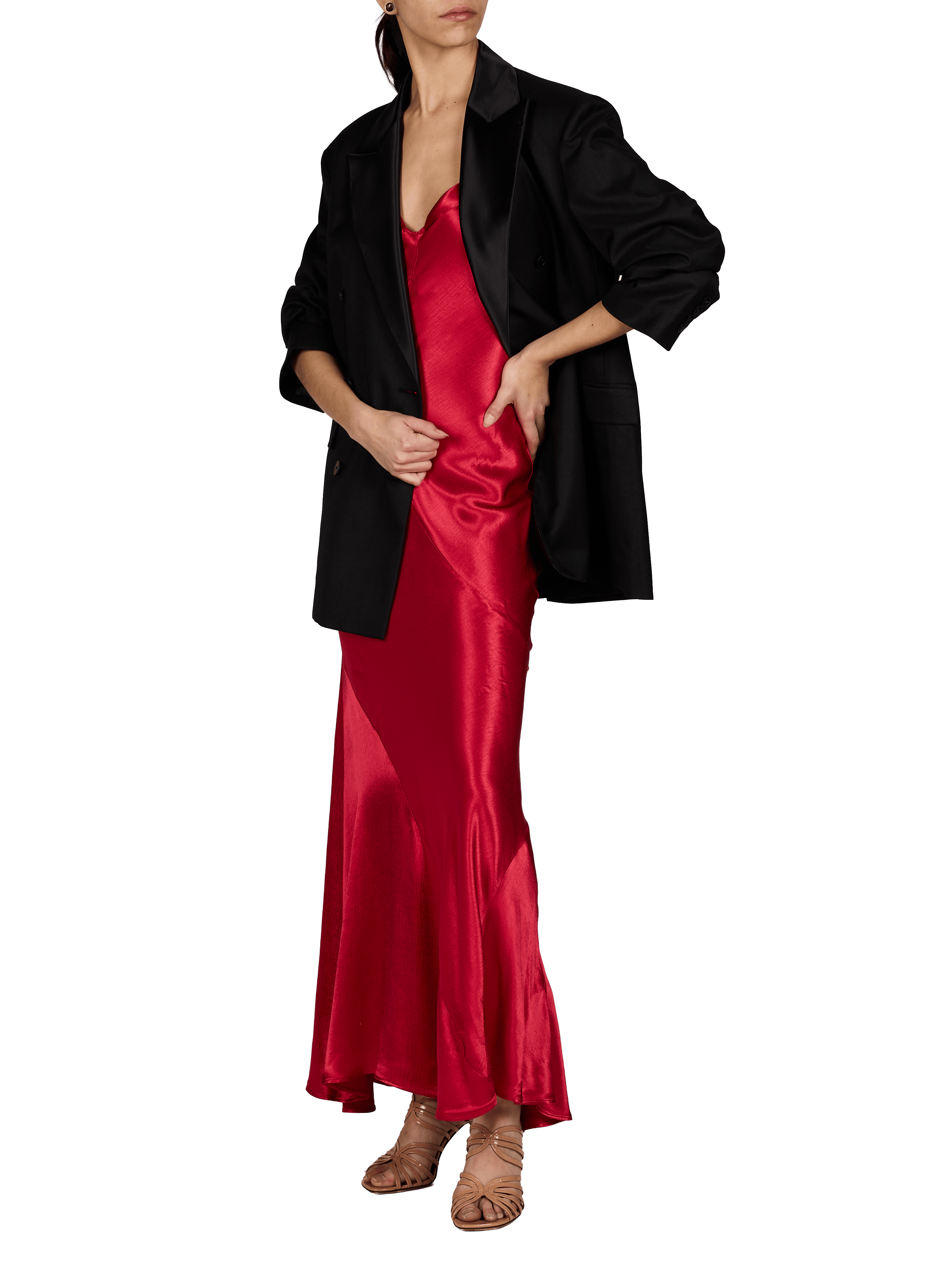 Double-breasted blazer TOPSHOP Black