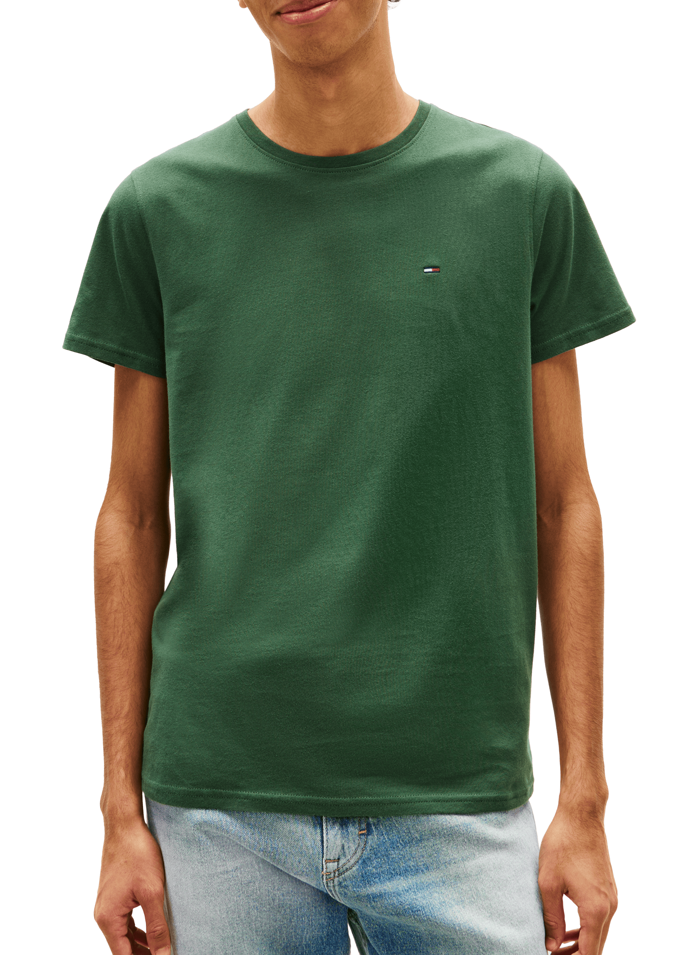 T-shirt en coton  TOMMY HILFIGER Vert