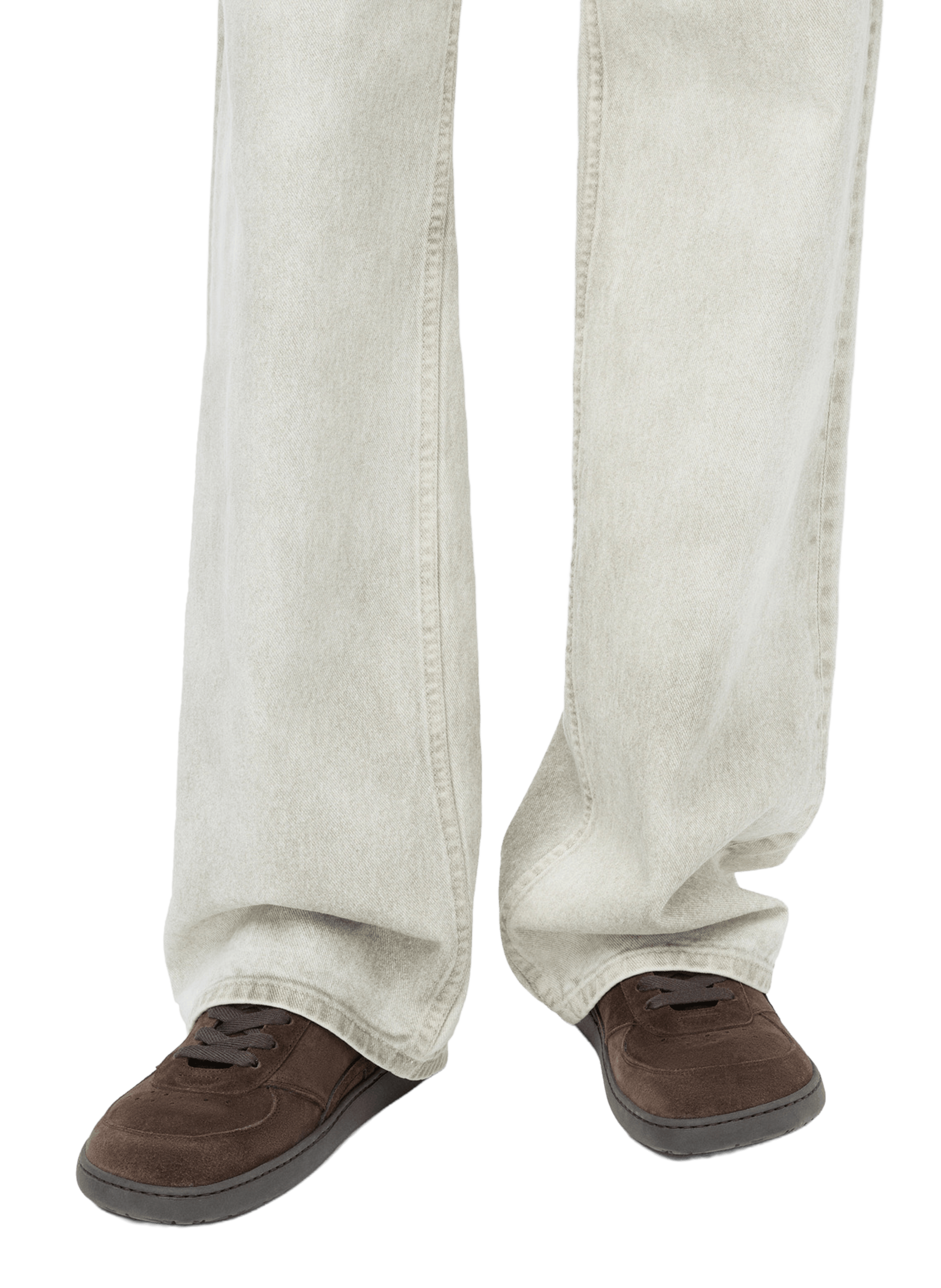 Niedrige Sneakers aus Veloursleder-Kalbssamt LOEWE Braun