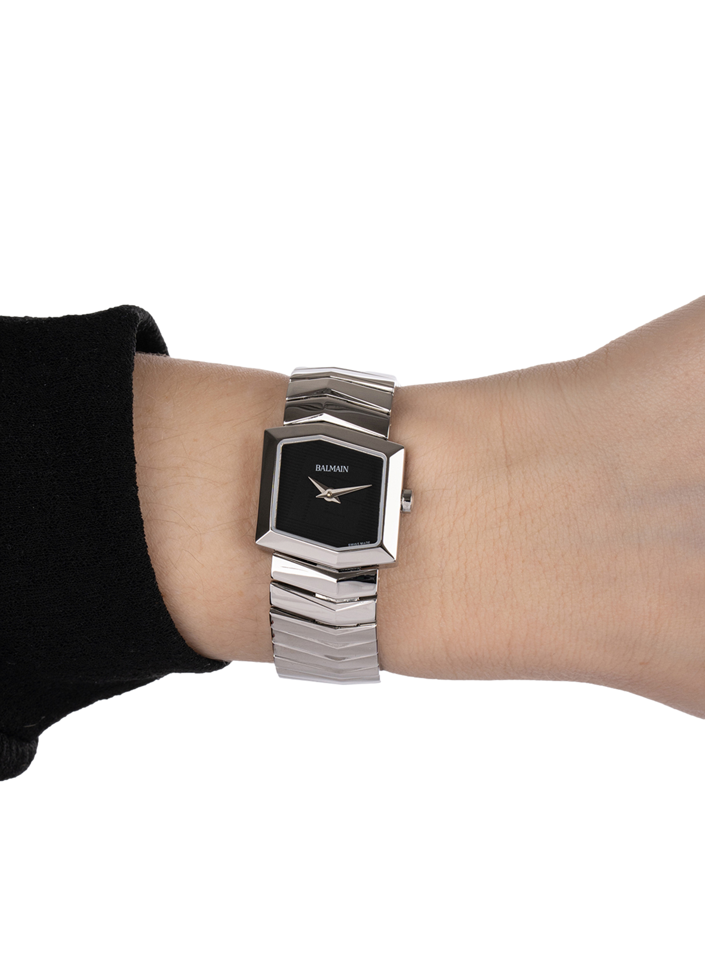 Montre analogique quartz Taffetas en acier inoxydable BALMAIN WATCHES Argent