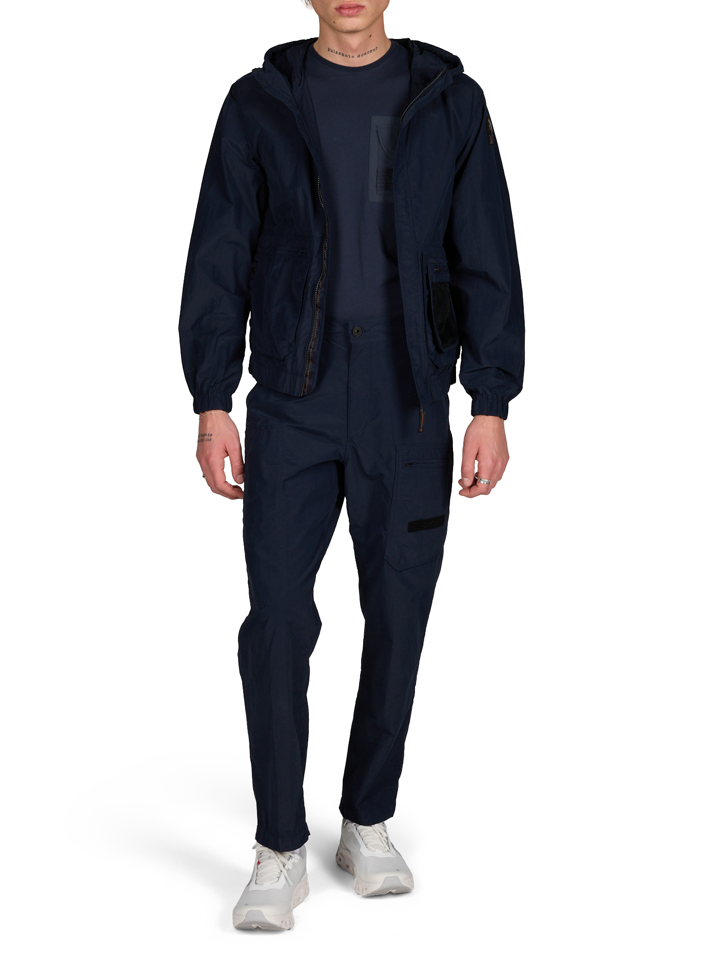 Night blue trousers - The Air Uniform PARAJUMPERS Blue