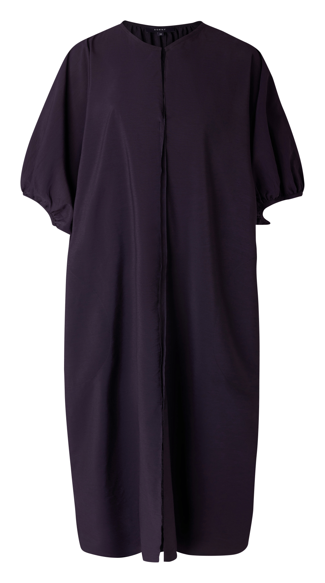 Robe longue col v alger SOEUR Violet