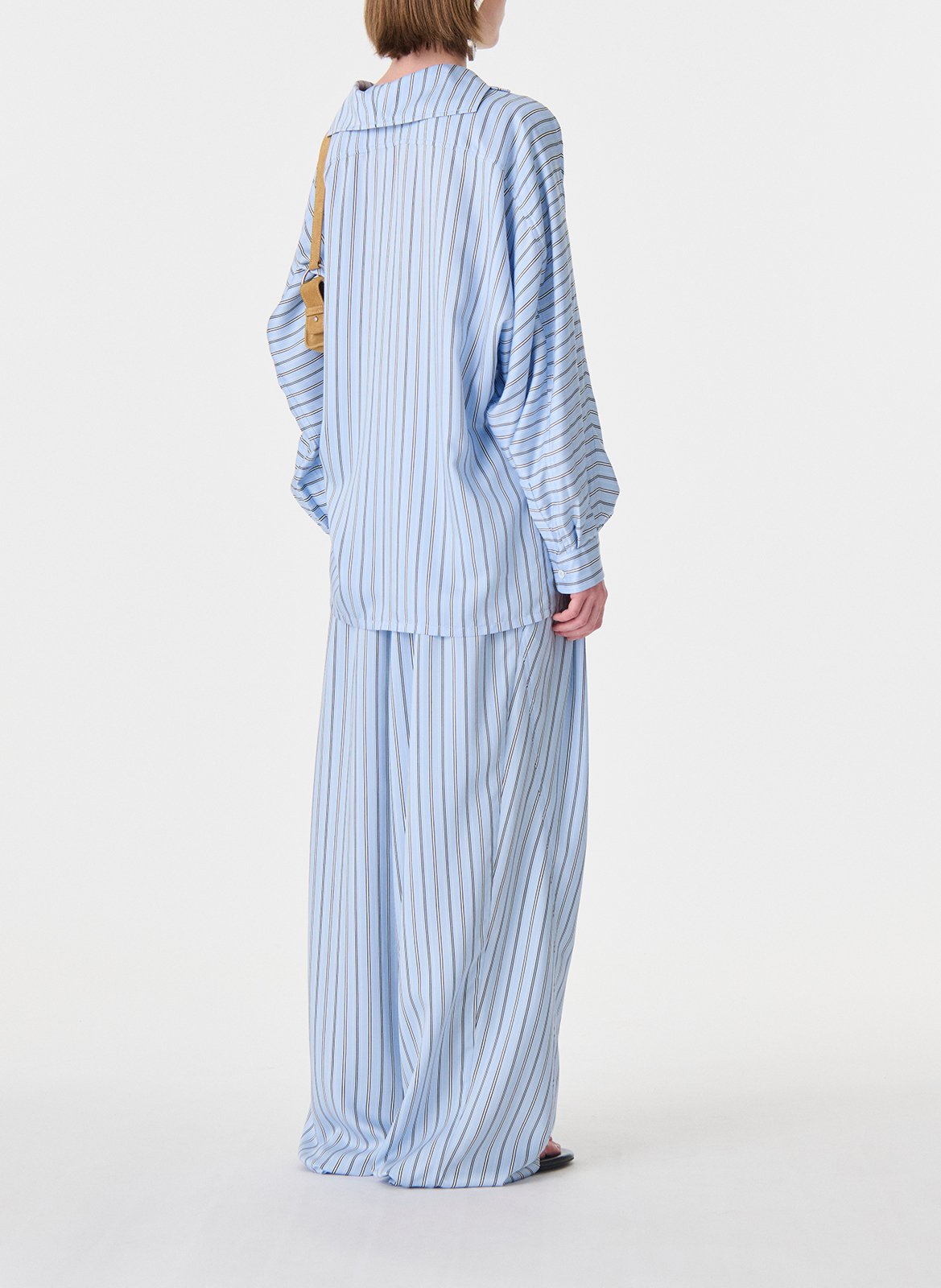 Chemise ample à rayures nynnon IRO Bleu