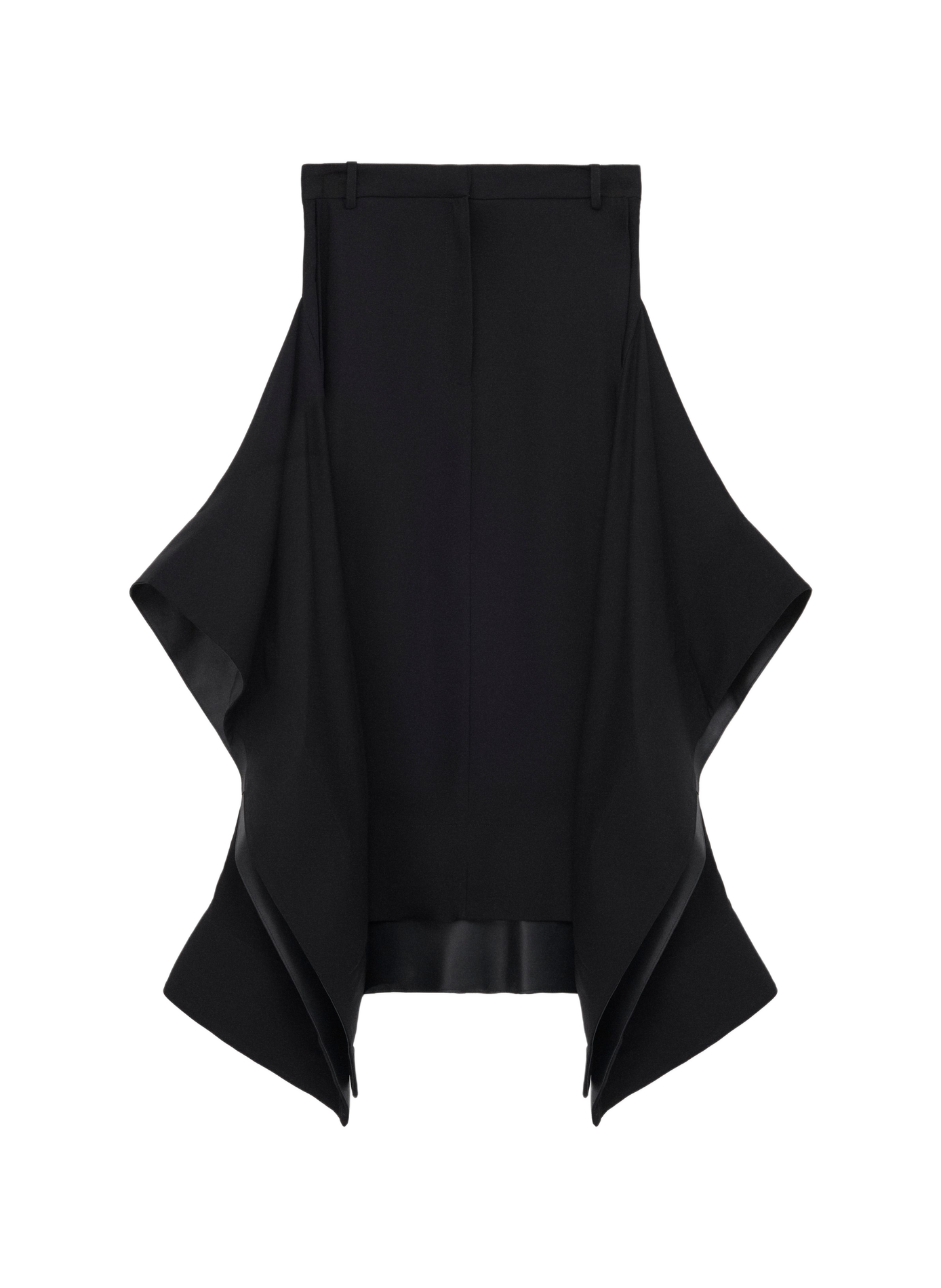Jupe asymétrique poches latérales LOEWE Noir