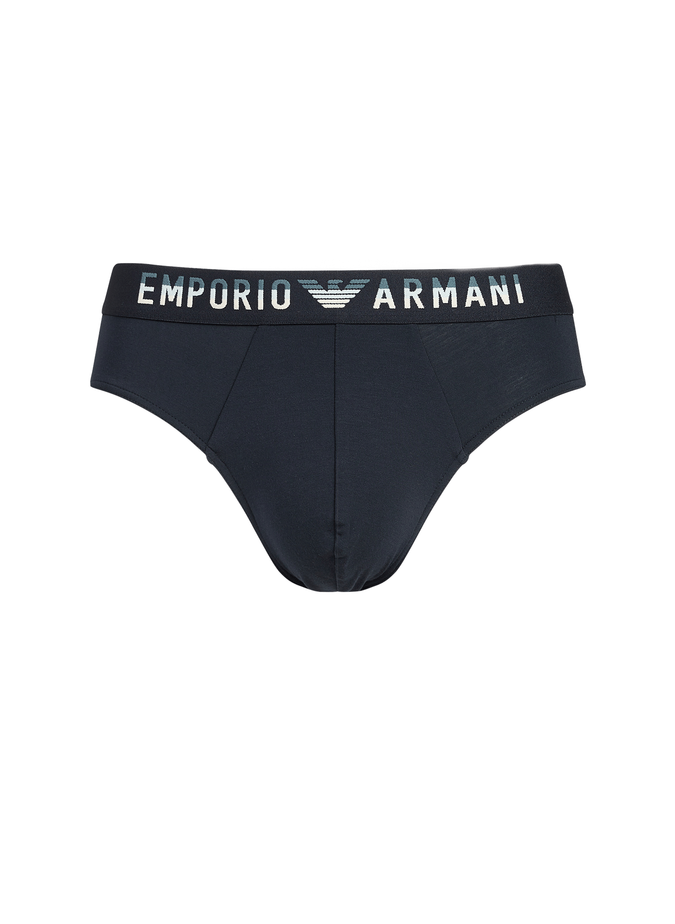 Plain polyamide briefs EMPORIO ARMANI Blue