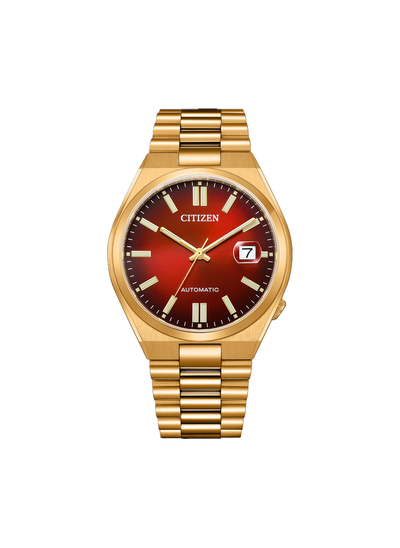 Montre automatique Tsuyosa en acier inoxydable CITIZEN Rouge