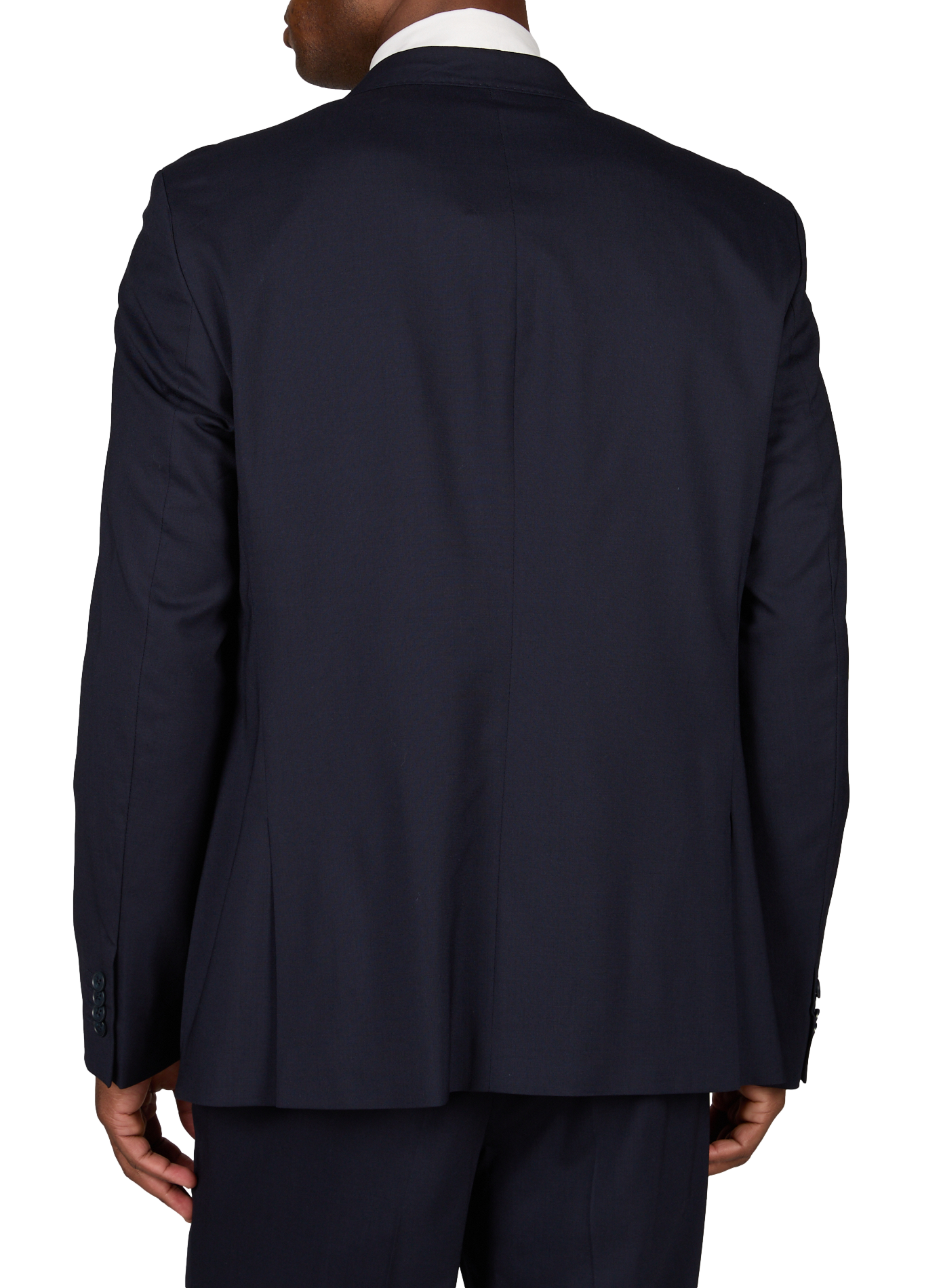 Solid virgin wool blend blazer PIERRE CARDIN Blue