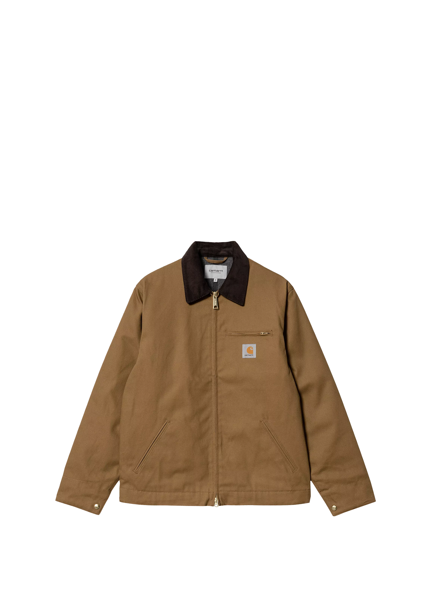 Oversized Detroit cotton jacket CARHARTT WIP Brown