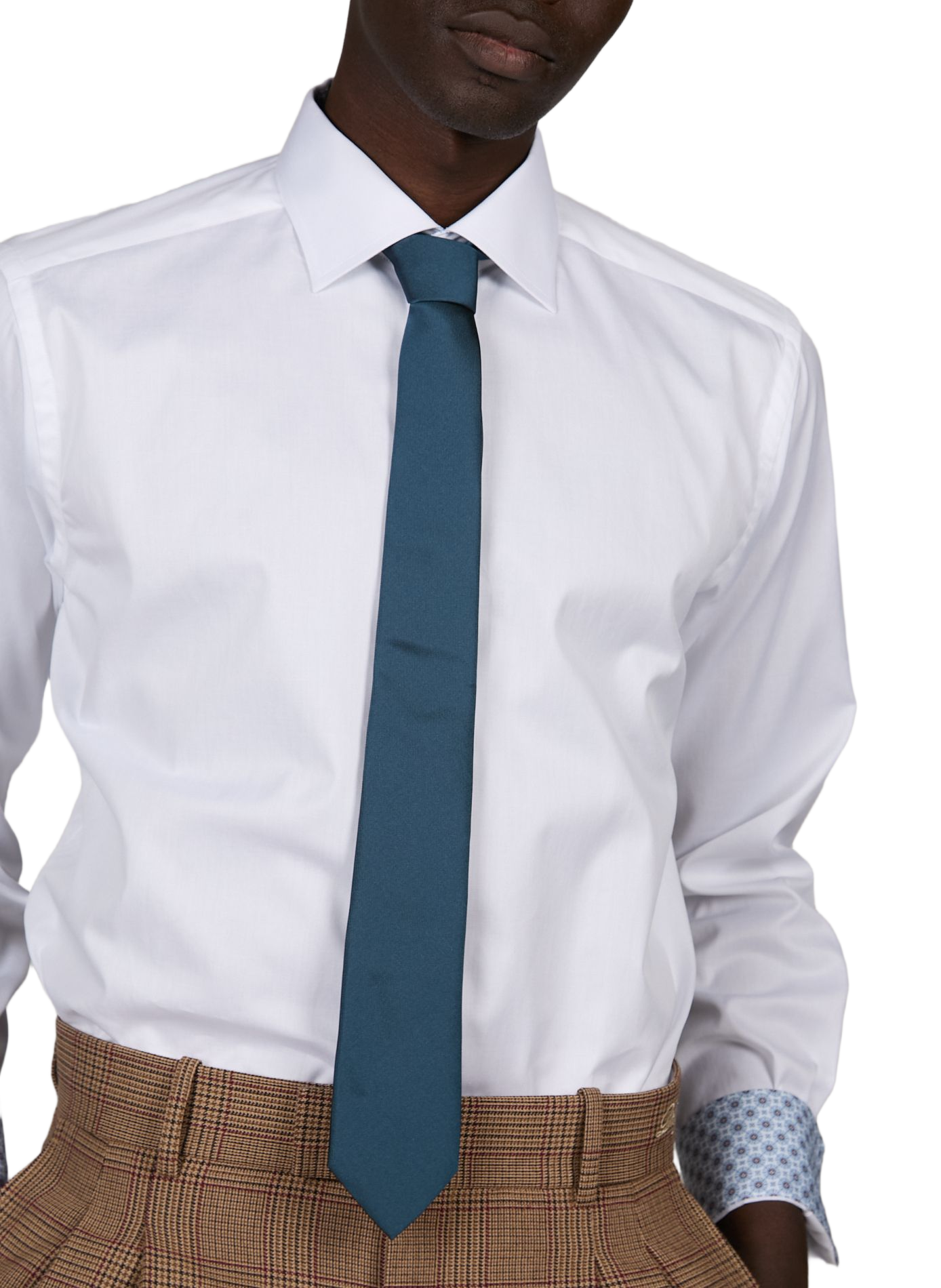 Straight cotton shirt ETON White