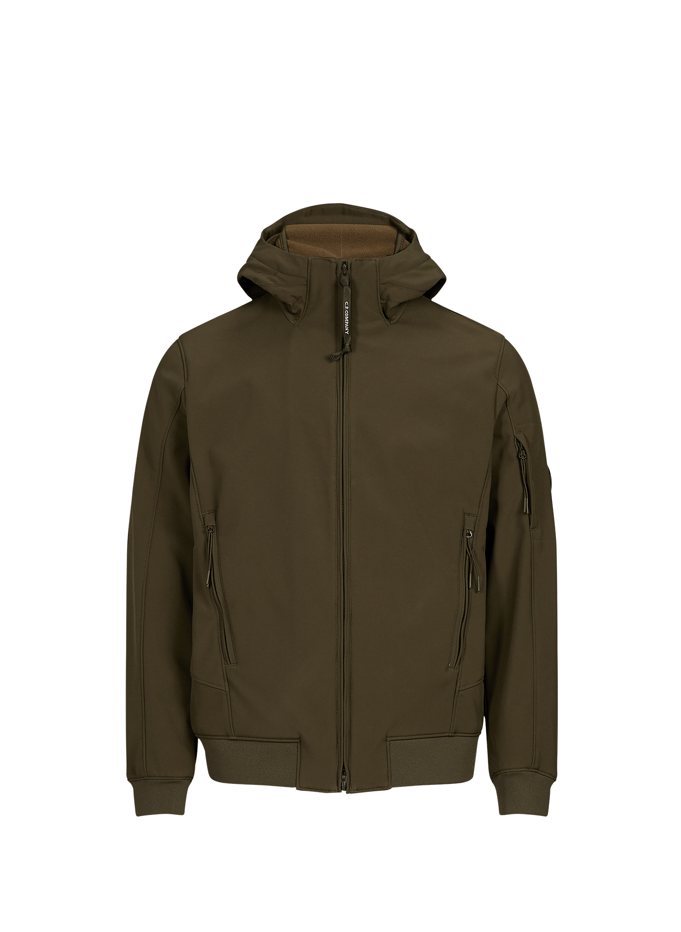 Blouson col montant à capuche CP COMPANY Kaki