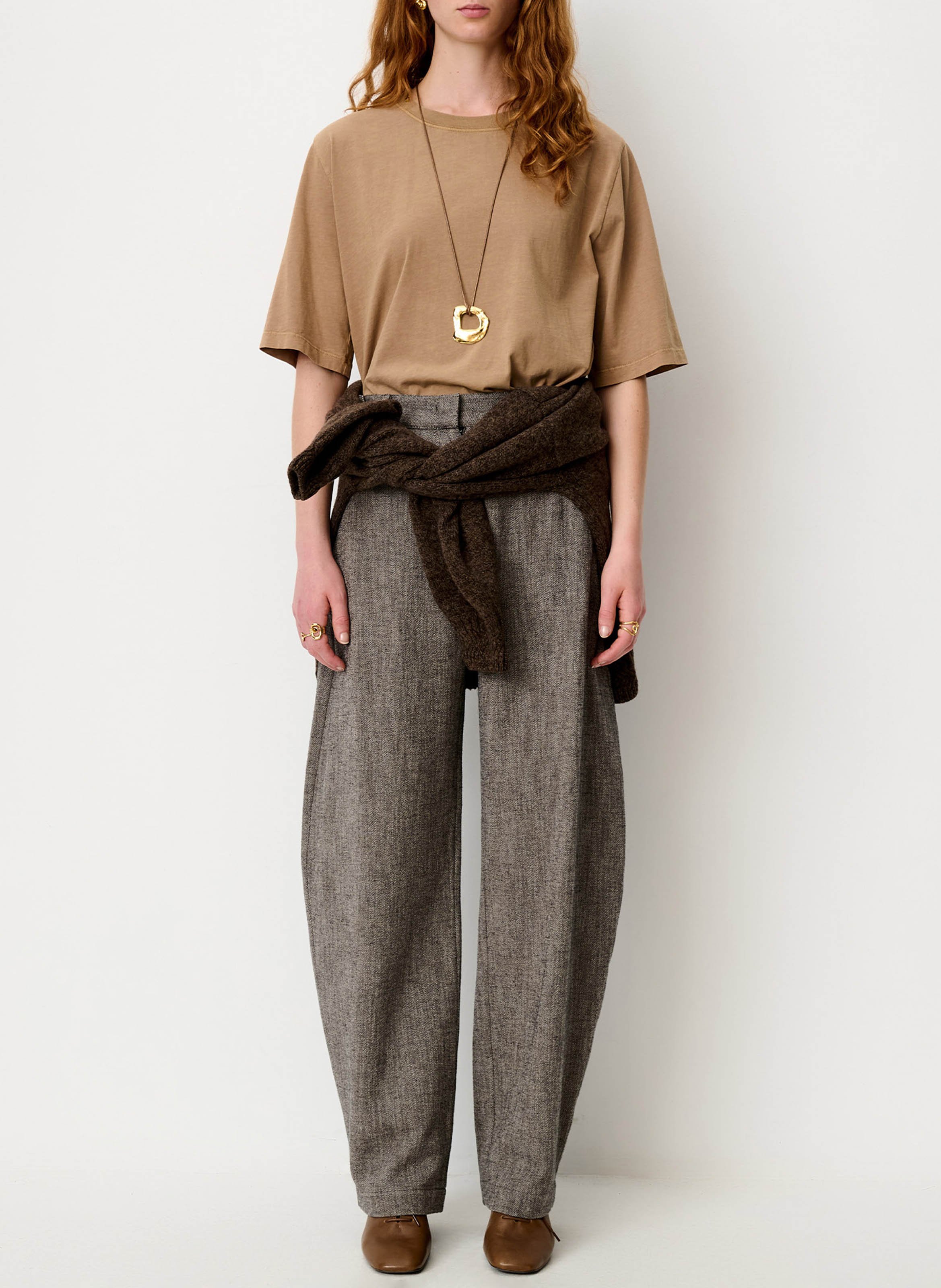 Tee-shirt oversize en coton sergio SESSUN Beige