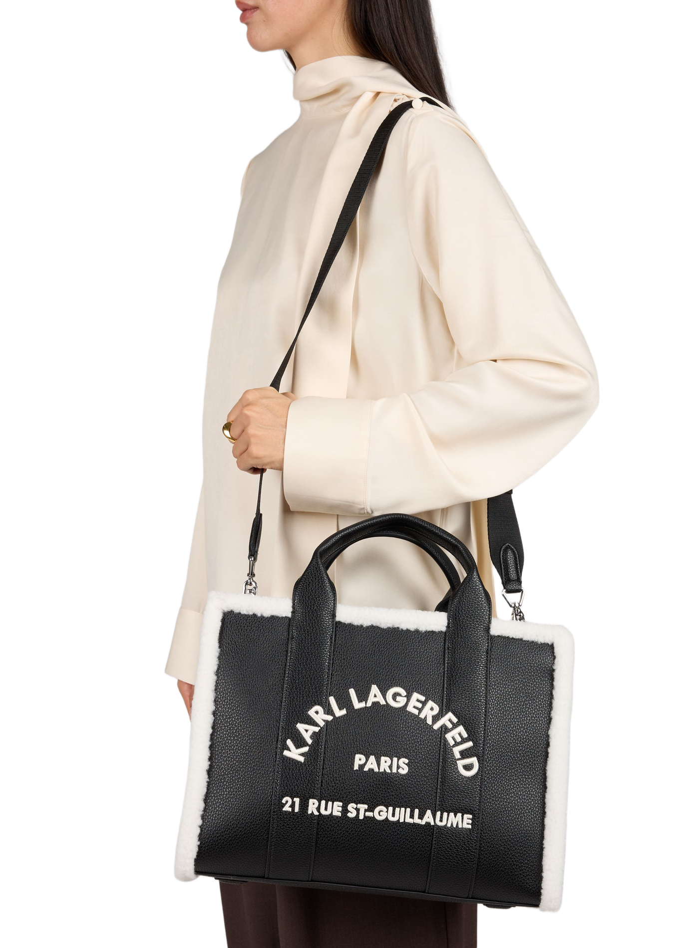 Borsa a mano K/RSG Square KARL LAGERFELD Nero