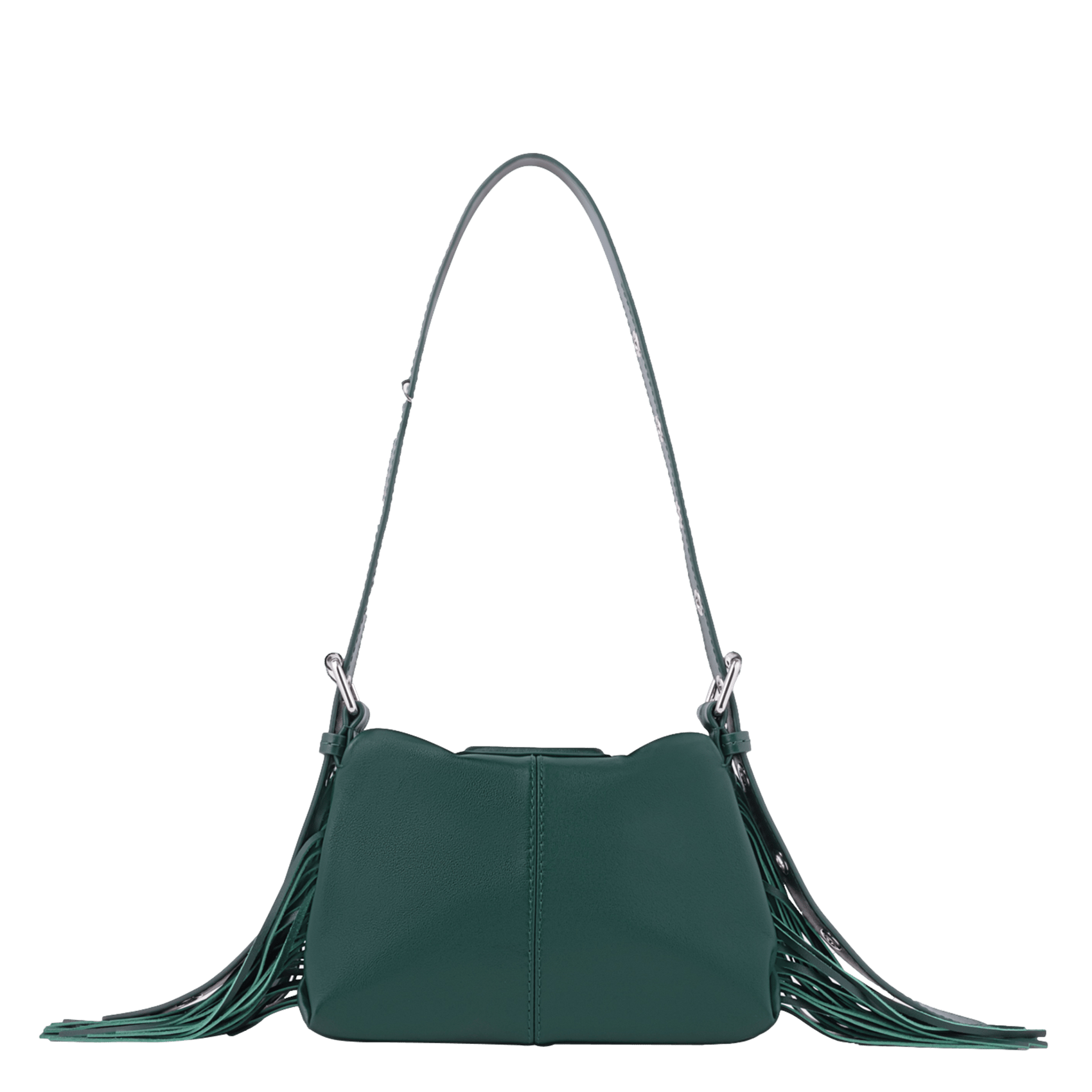 Sac bandoulière en cuir MAJE Vert