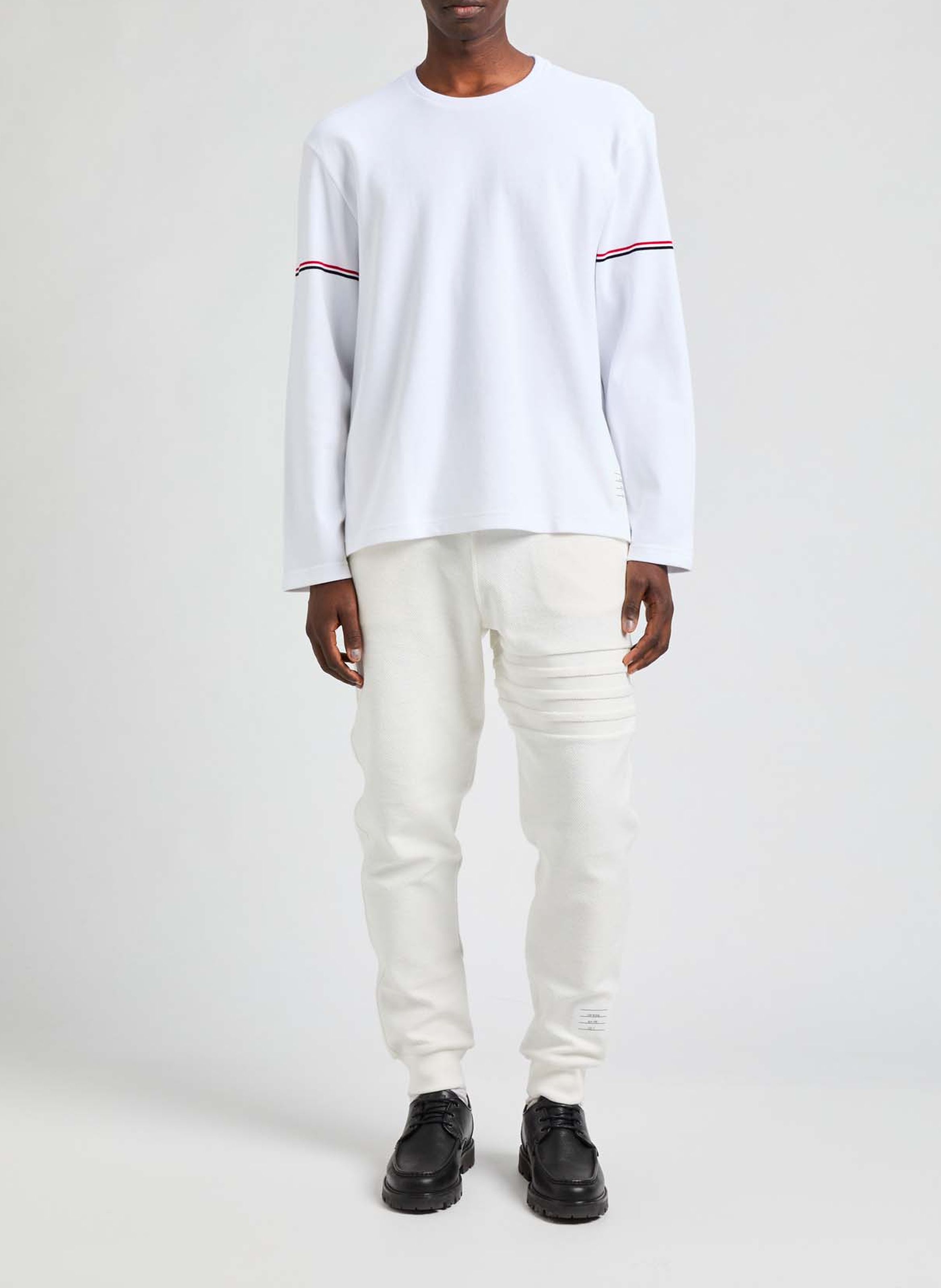 Oversize-Sweatshirt THOM BROWNE Weiss