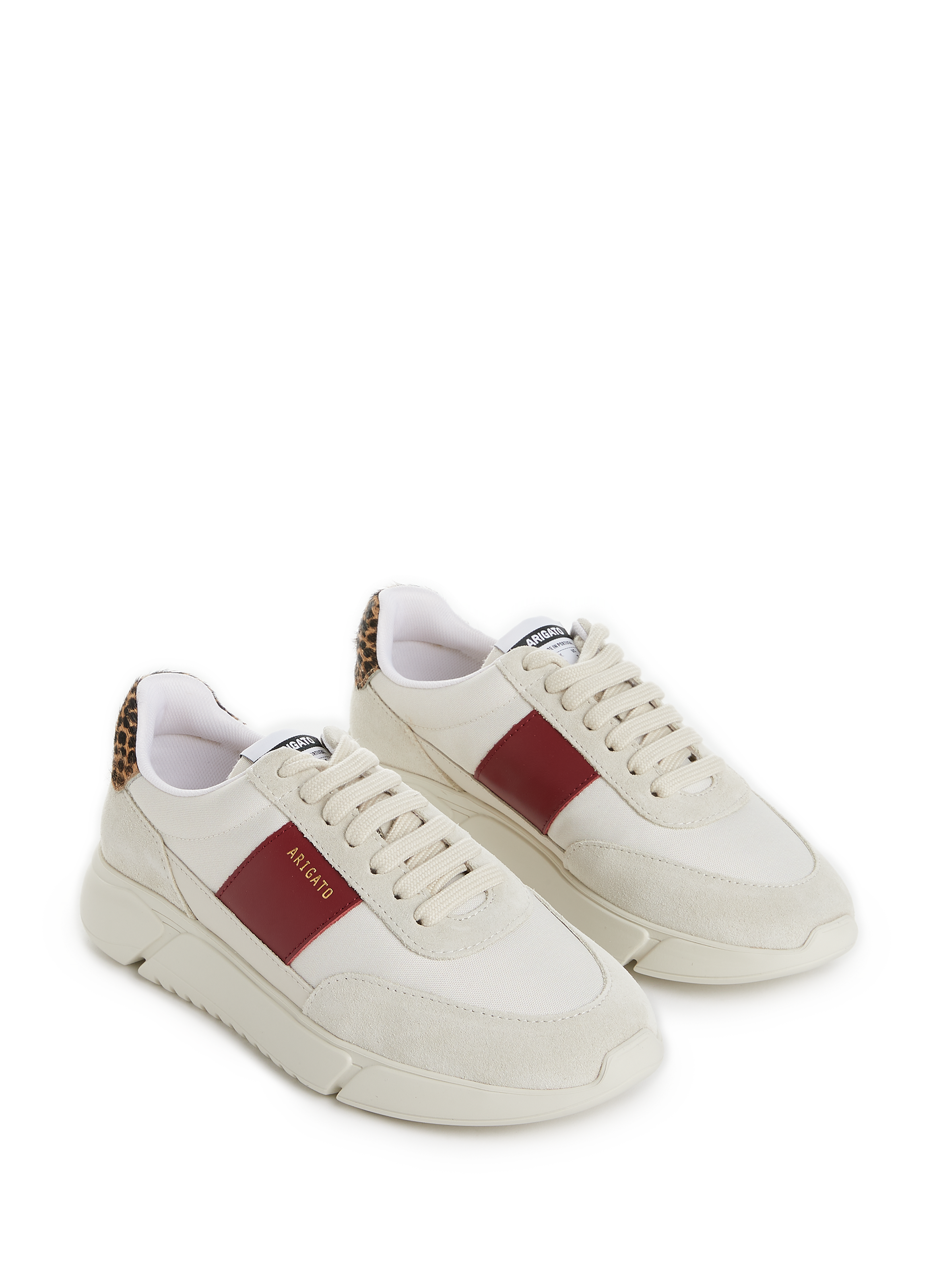 Baskets basses bi-matière