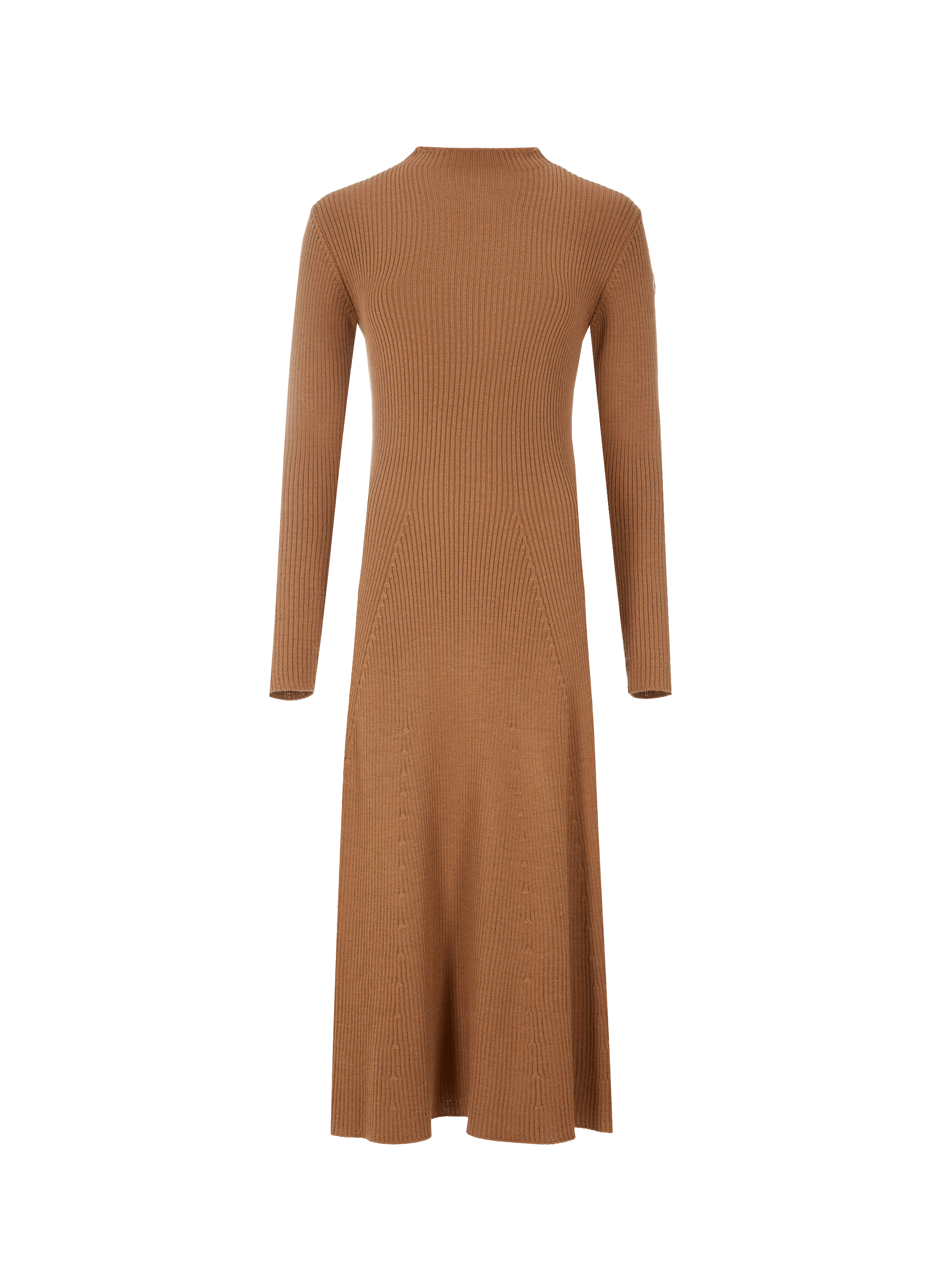 Robe midi en laine vierge mélangée