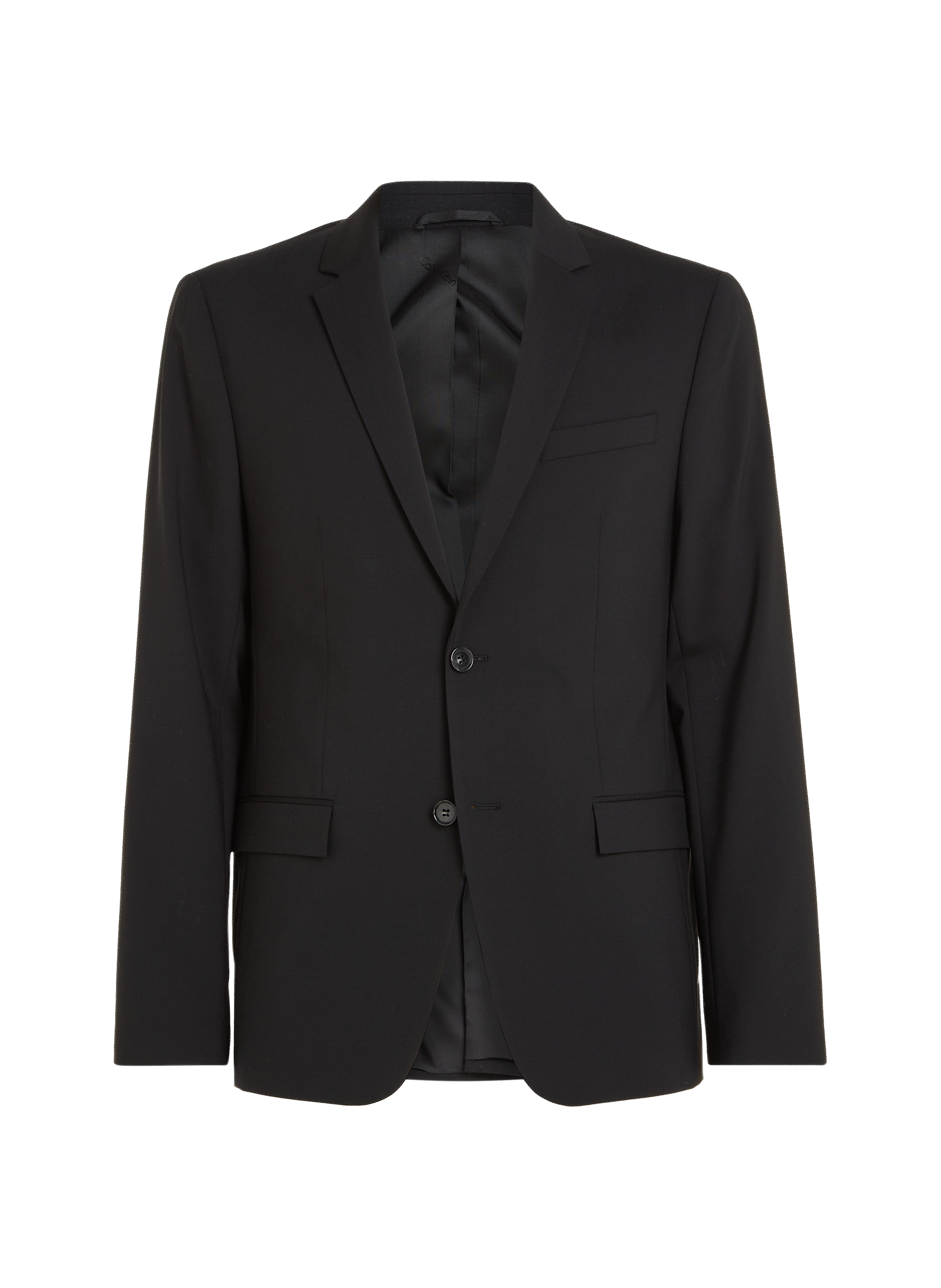 CALVIN KLEIN Veste de costume en laine  Noir