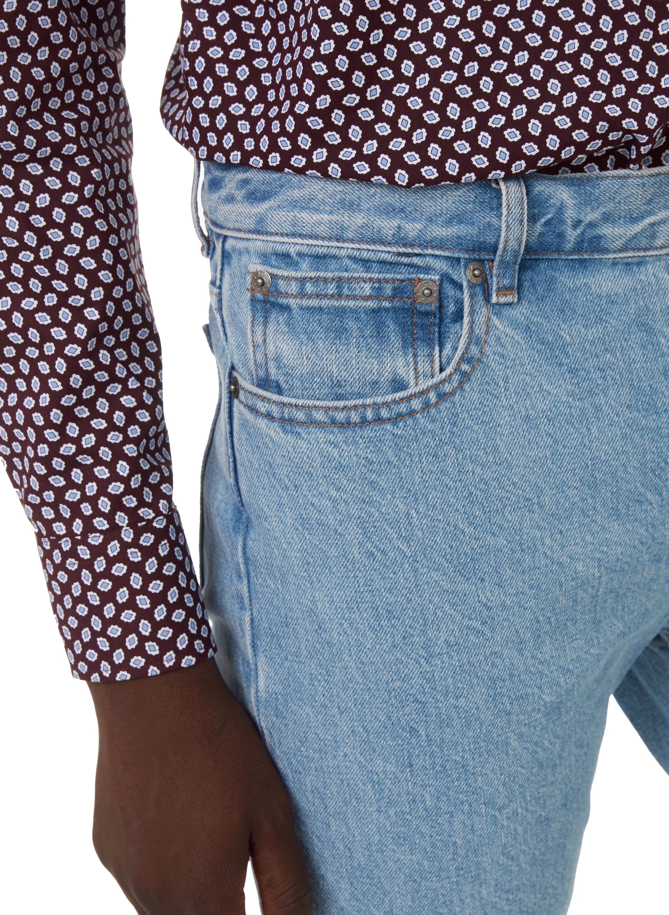 Coeta straight-fit cotton jeans A.P.C. Blue