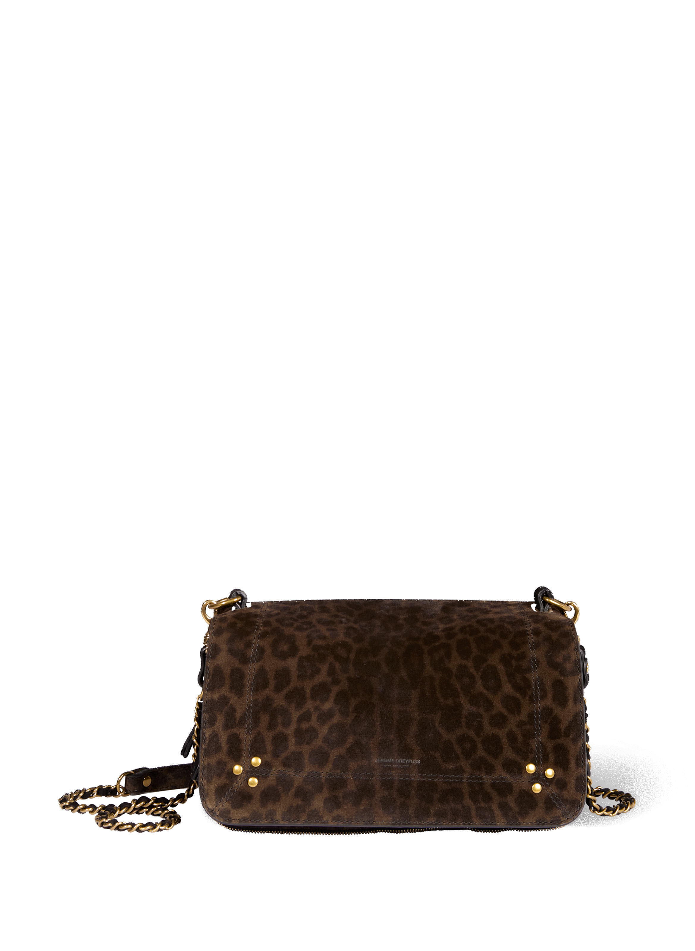 Bobi leopard-print shoulder bag JÉRÔME DREYFUSS Khaki
