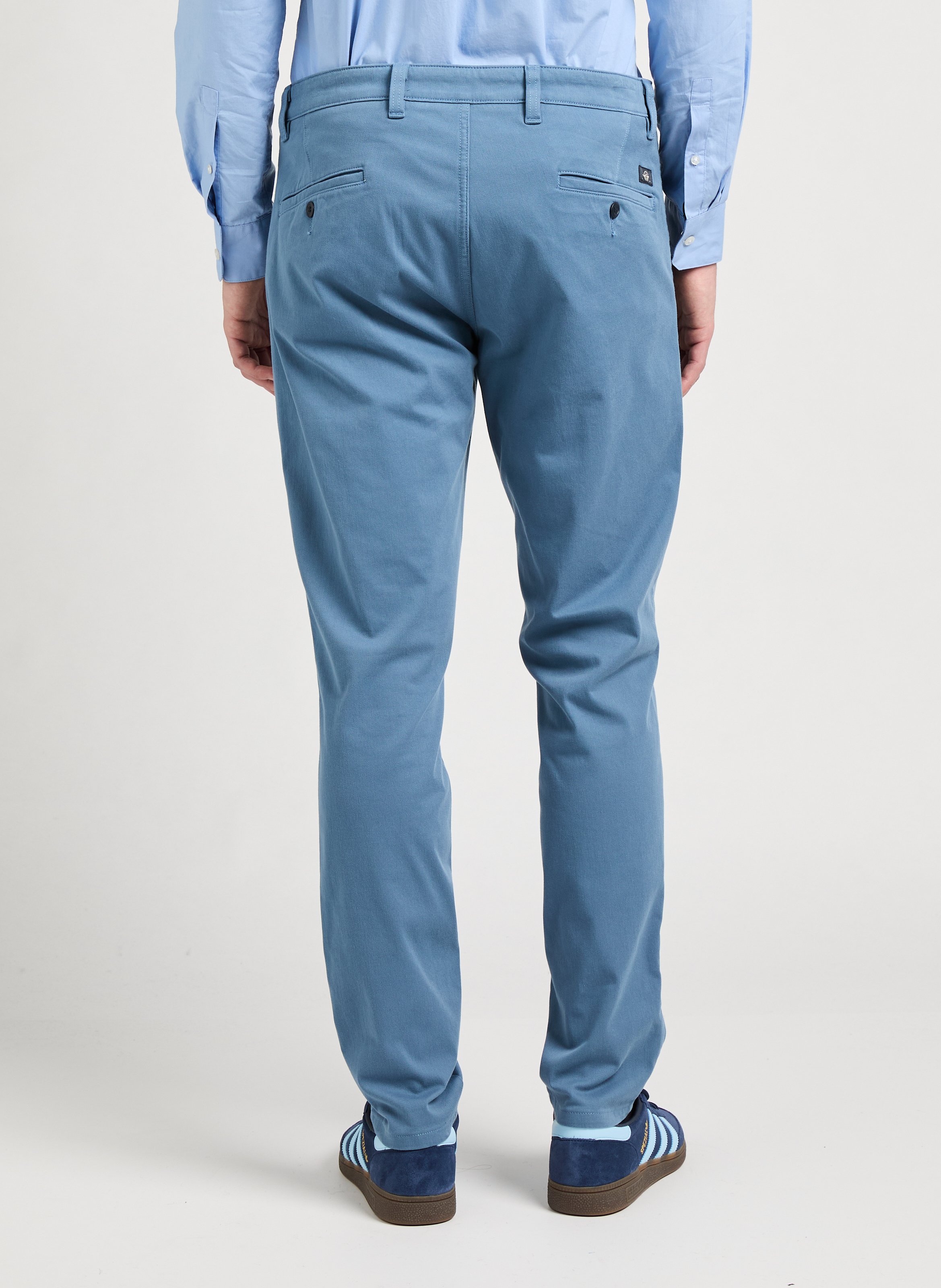 Skinny cotton-blend trousers DOCKERS Blue