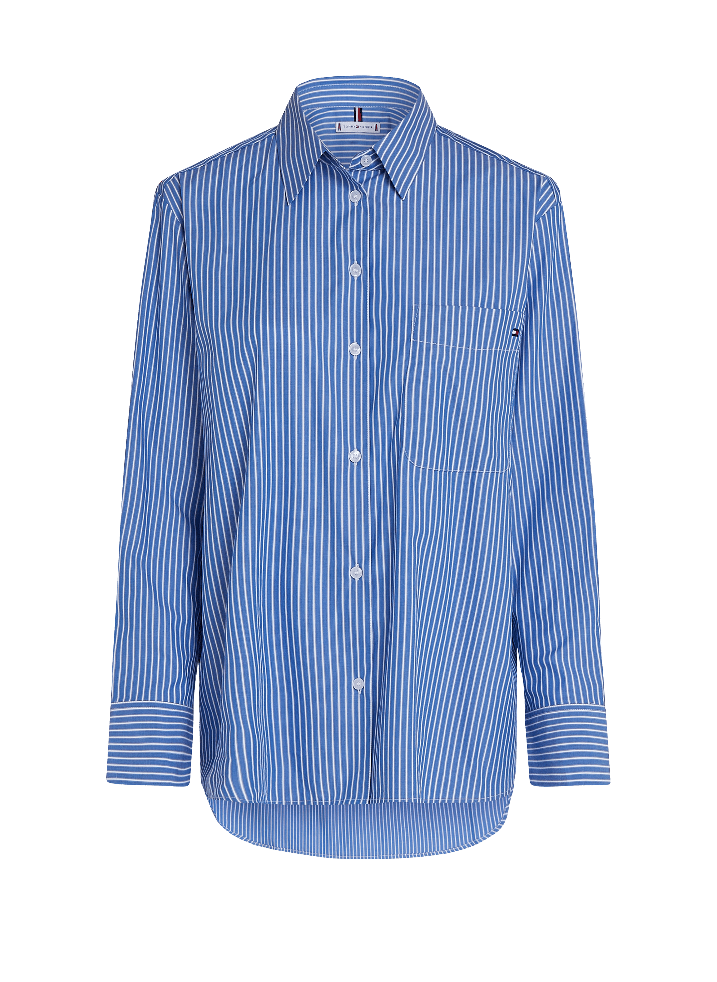 Oversized striped shirt TOMMY HILFIGER Blue