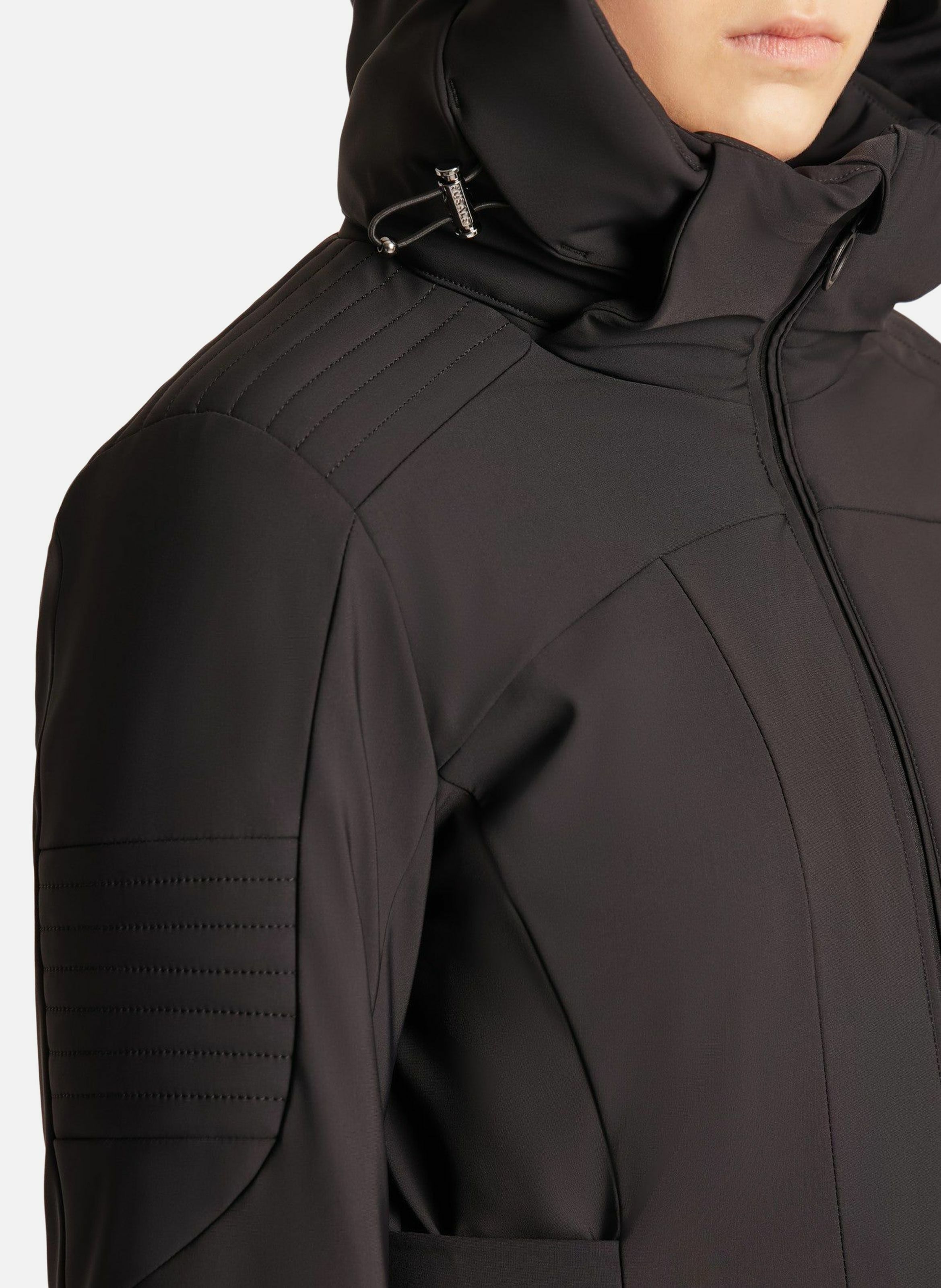 Veste de ski katarina col tailleur coupe regular FUSALP Noir