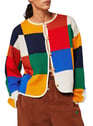 Checked cotton cardigan | Multicolour by BOBO CHOSES BOBO CHOSES Checked cotton cardigan | Multicolour