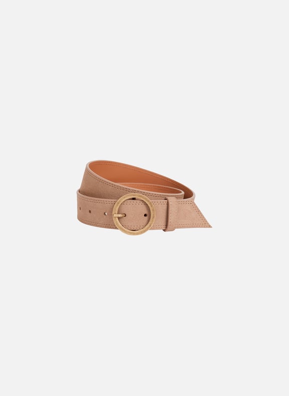 Ceinture en cuir Beige by DOCKERS DOCKERS Ceinture en cuir Beige