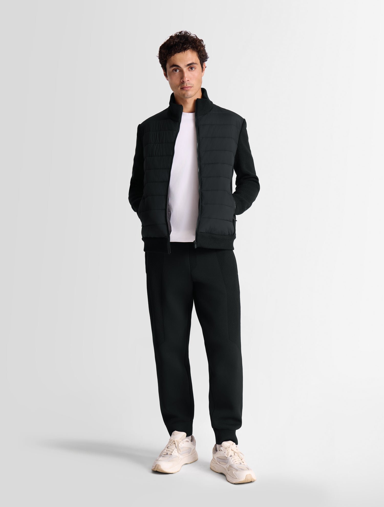 Veste légère lissandre col montant coupe regular FUSALP Noir