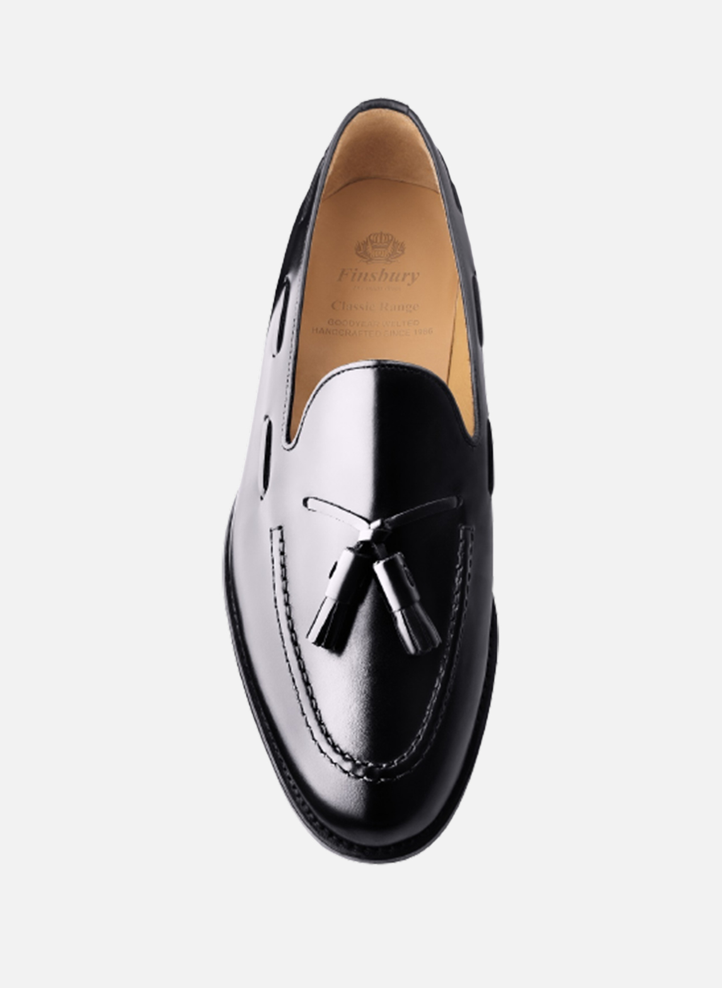 Mocassins cuir olden FINSBURY Noir