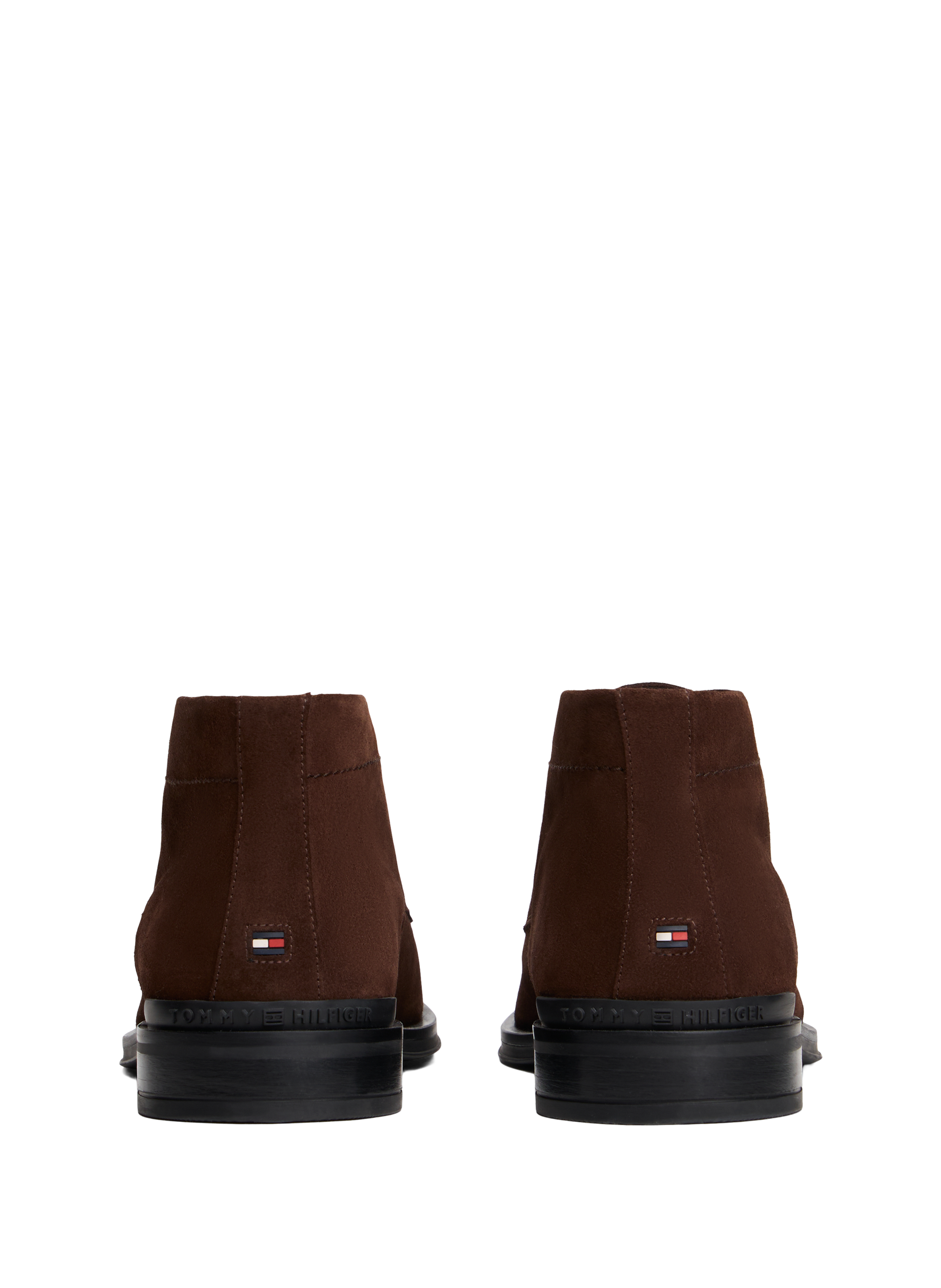 Ankle boots with silver tips TOMMY HILFIGER Brown