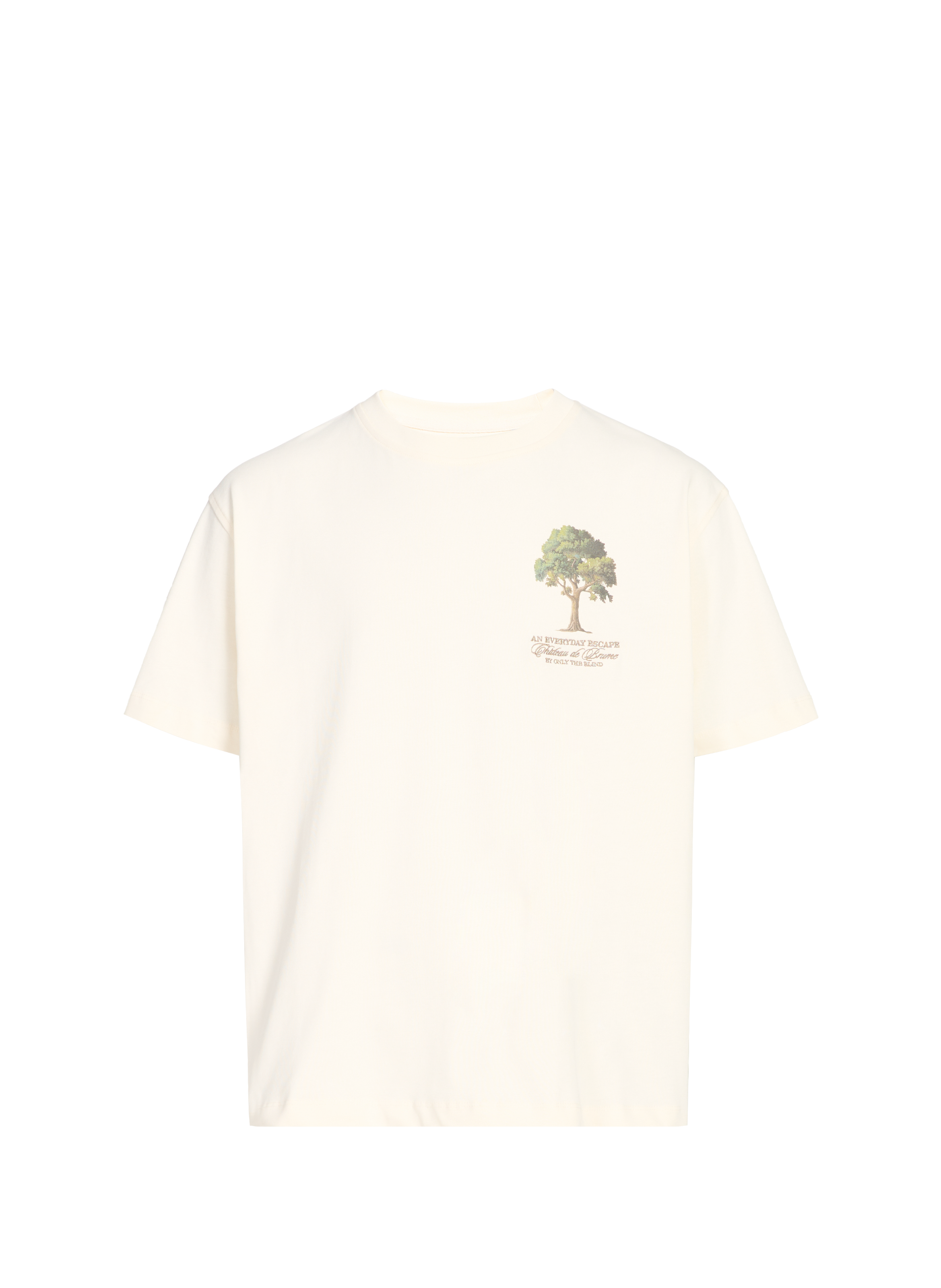 Château de Brume cotton T-shirt ONLY THE BLIND Beige