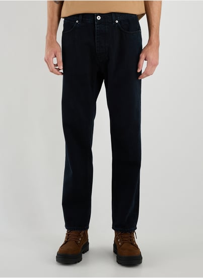 Gerade geschnittene Baumwolljeans HUGO BLUE Gerade geschnittene Baumwolljeans HUGO BLUE
