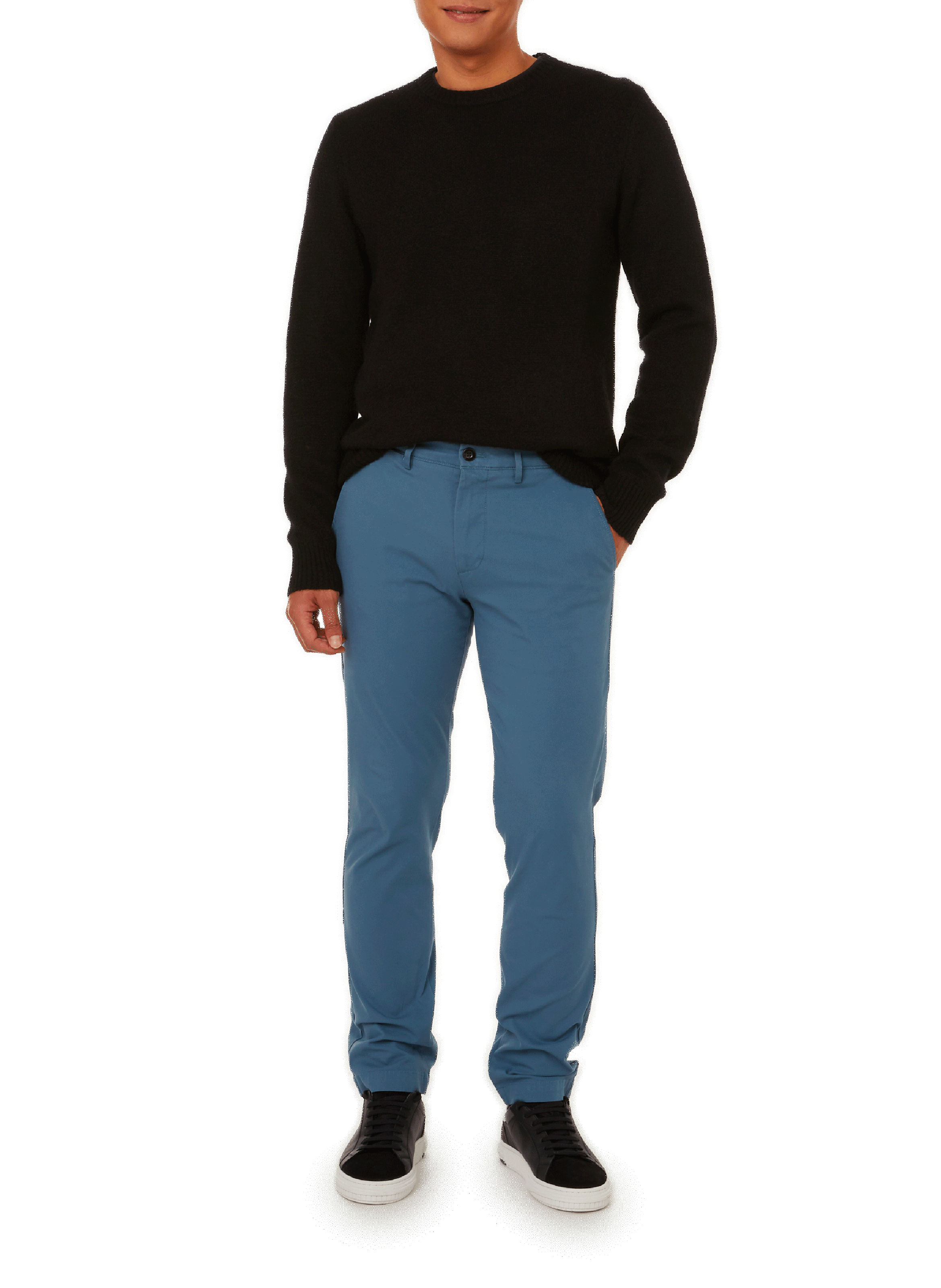 Slim-fit cotton trousers DOCKERS Blue