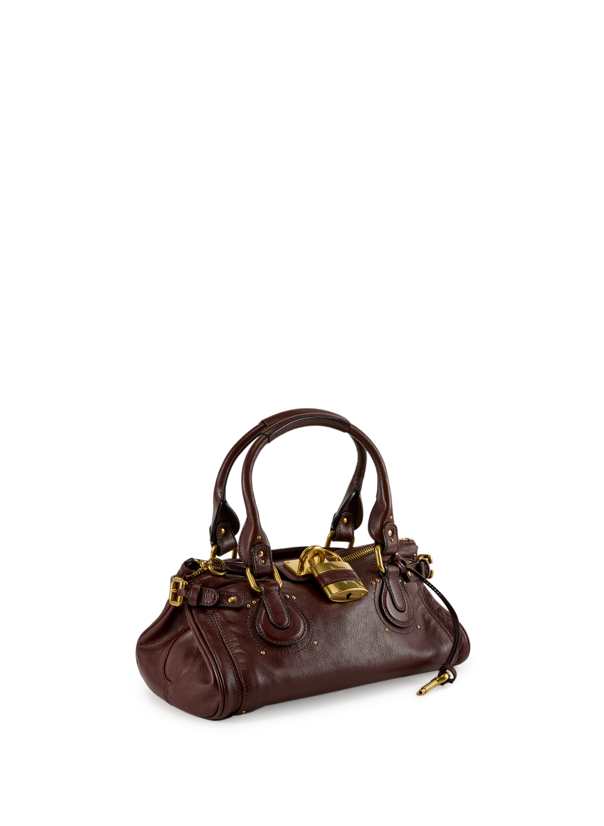 Sac à main en cuir CHLOÉ Marron