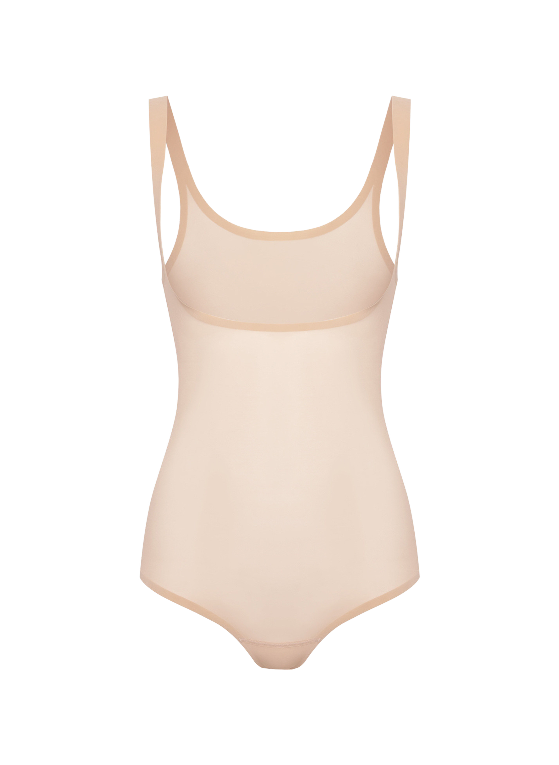WOLFORD Plain bodysuit Beige