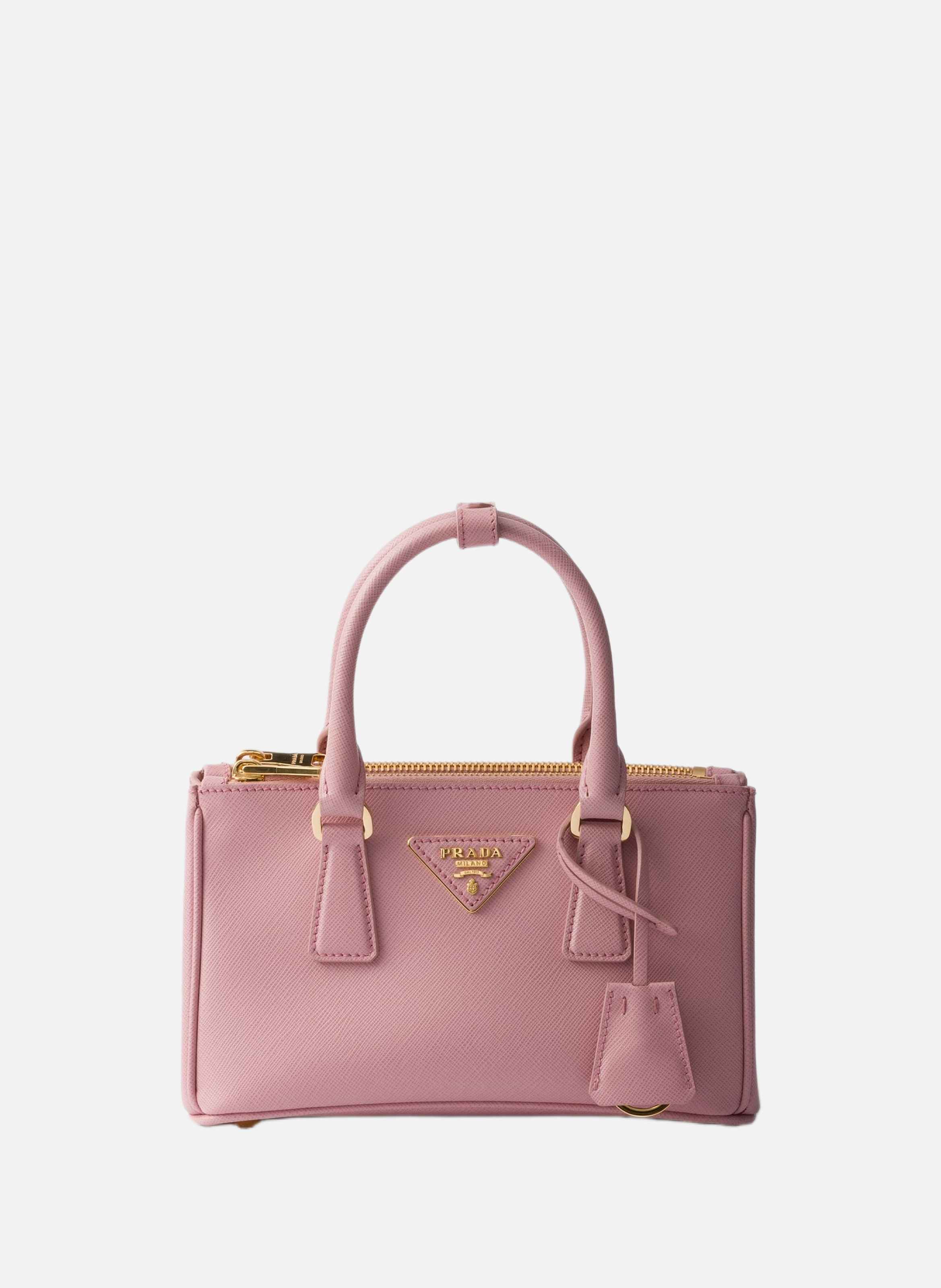 Mini sac en cuir saffiano prada galleria PRADA Rose