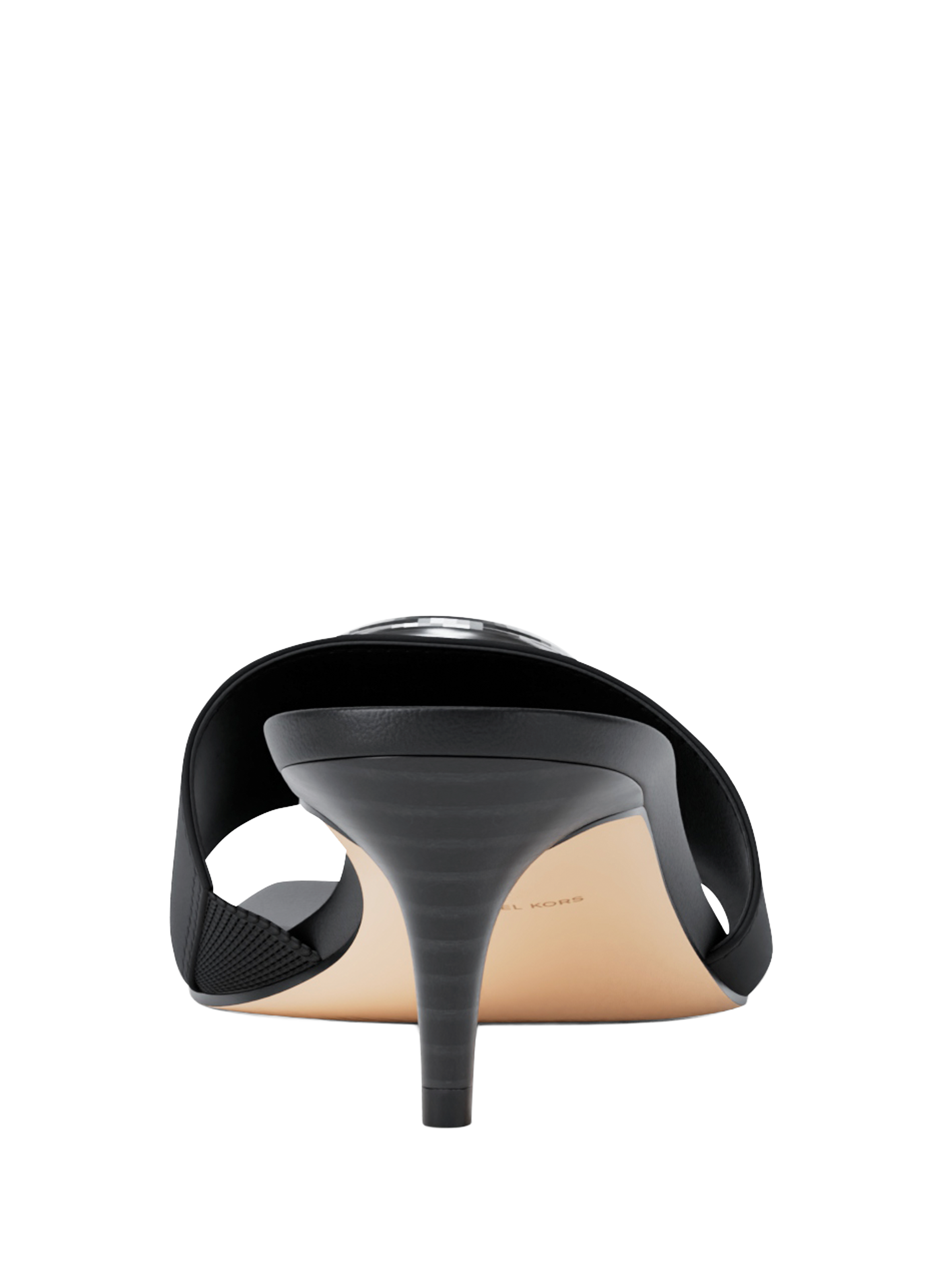 Sandales à talon en cuir mélangé MICHAEL KORS Noir