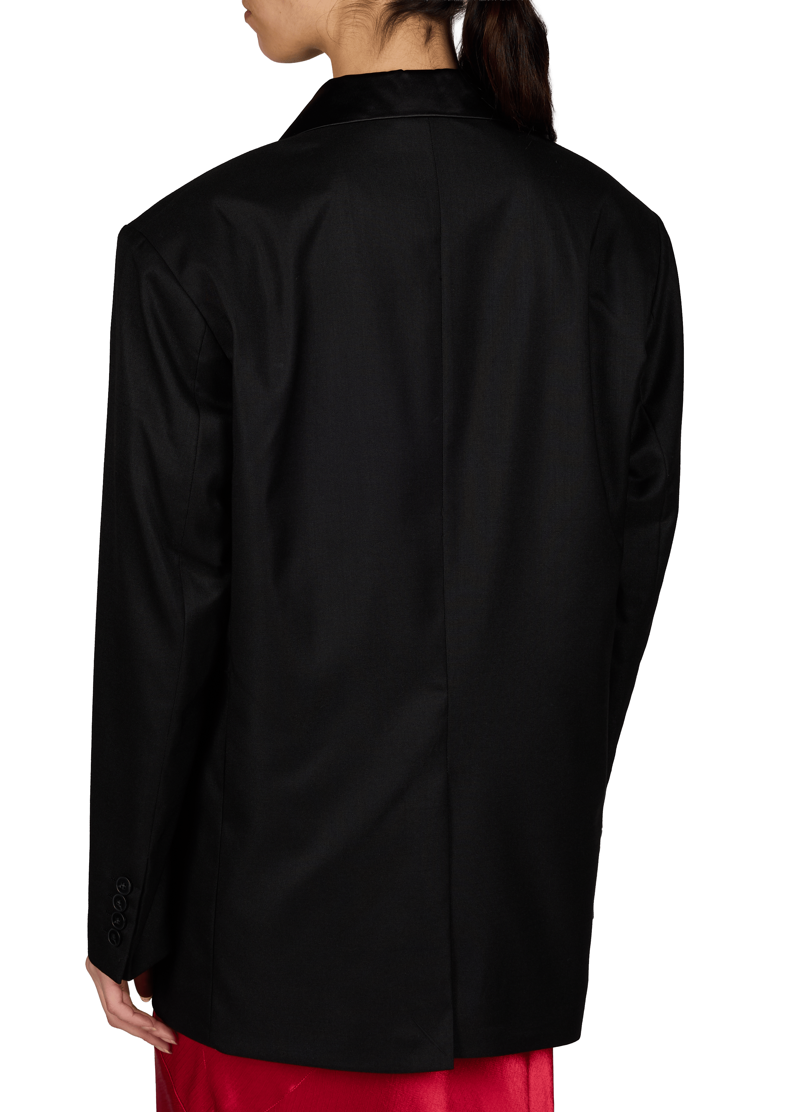 Double-breasted blazer TOPSHOP Black