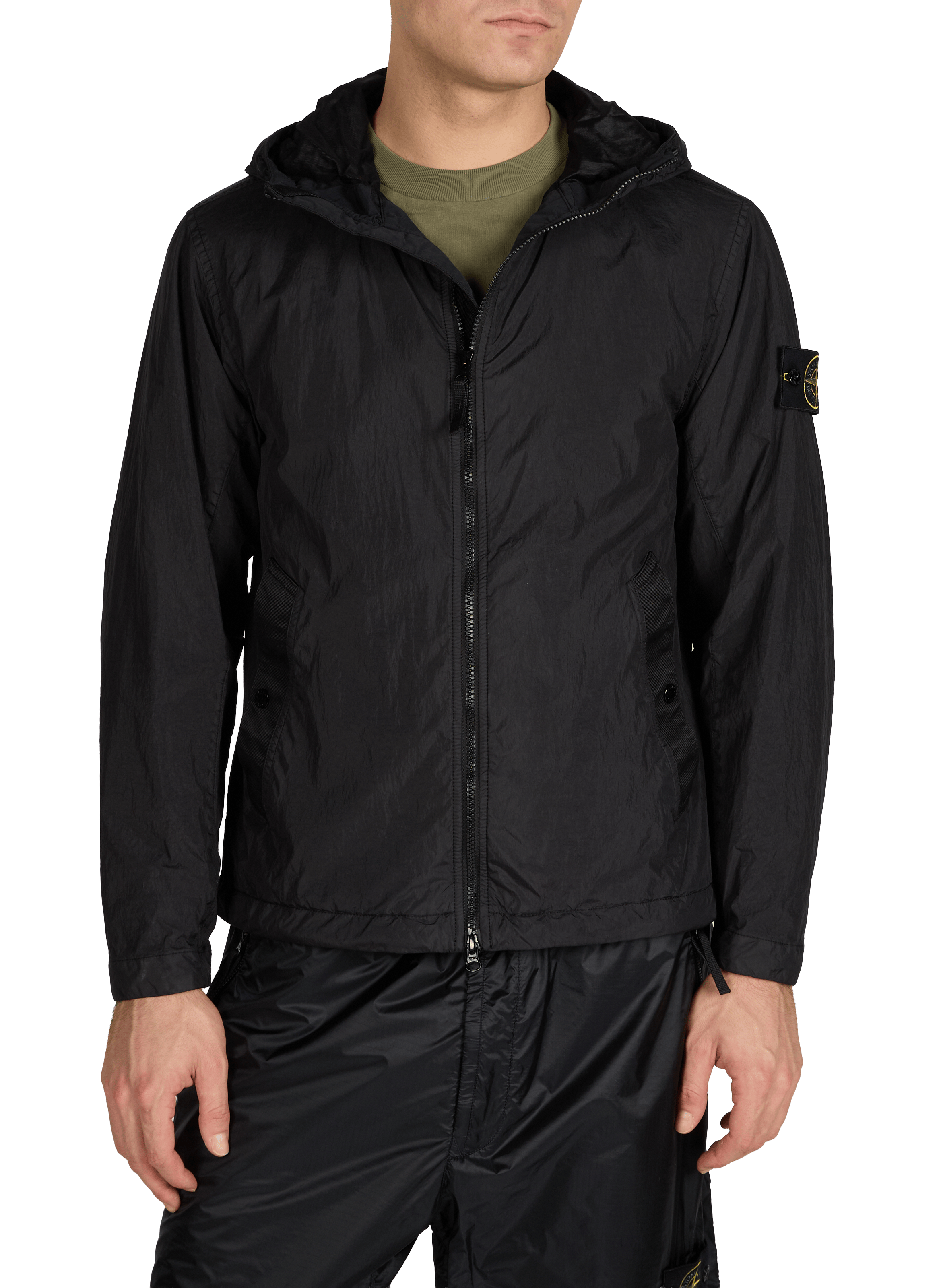 Veste coupe-vent STONE ISLAND Noir
