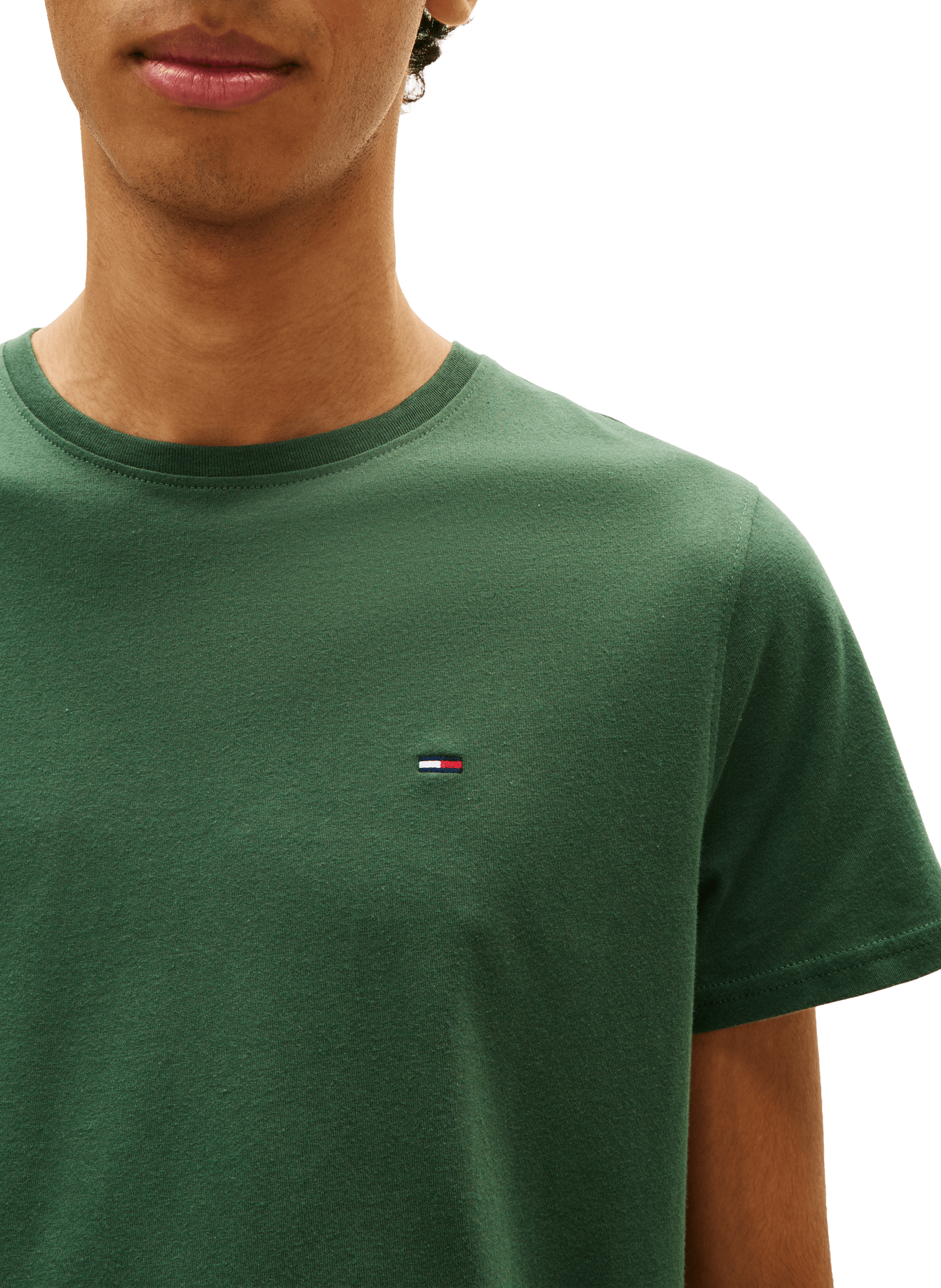 T-shirt en coton  TOMMY HILFIGER Vert