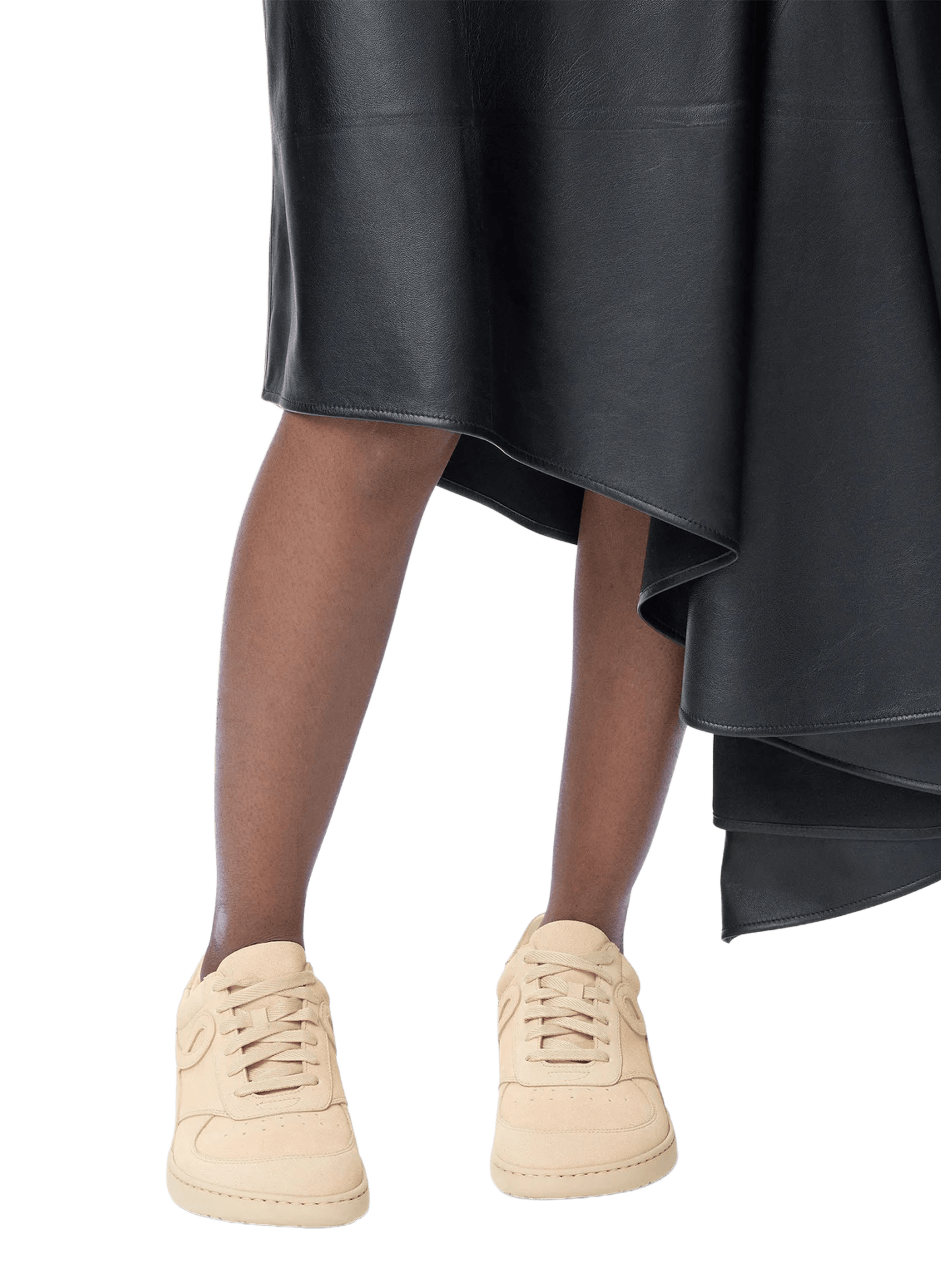 Baskets basses Jambo en veau velours LOEWE Beige