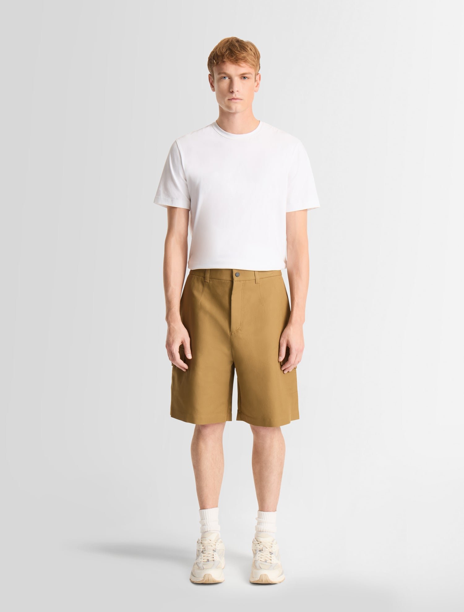 Short suauno coton coupe regular FUSALP Beige