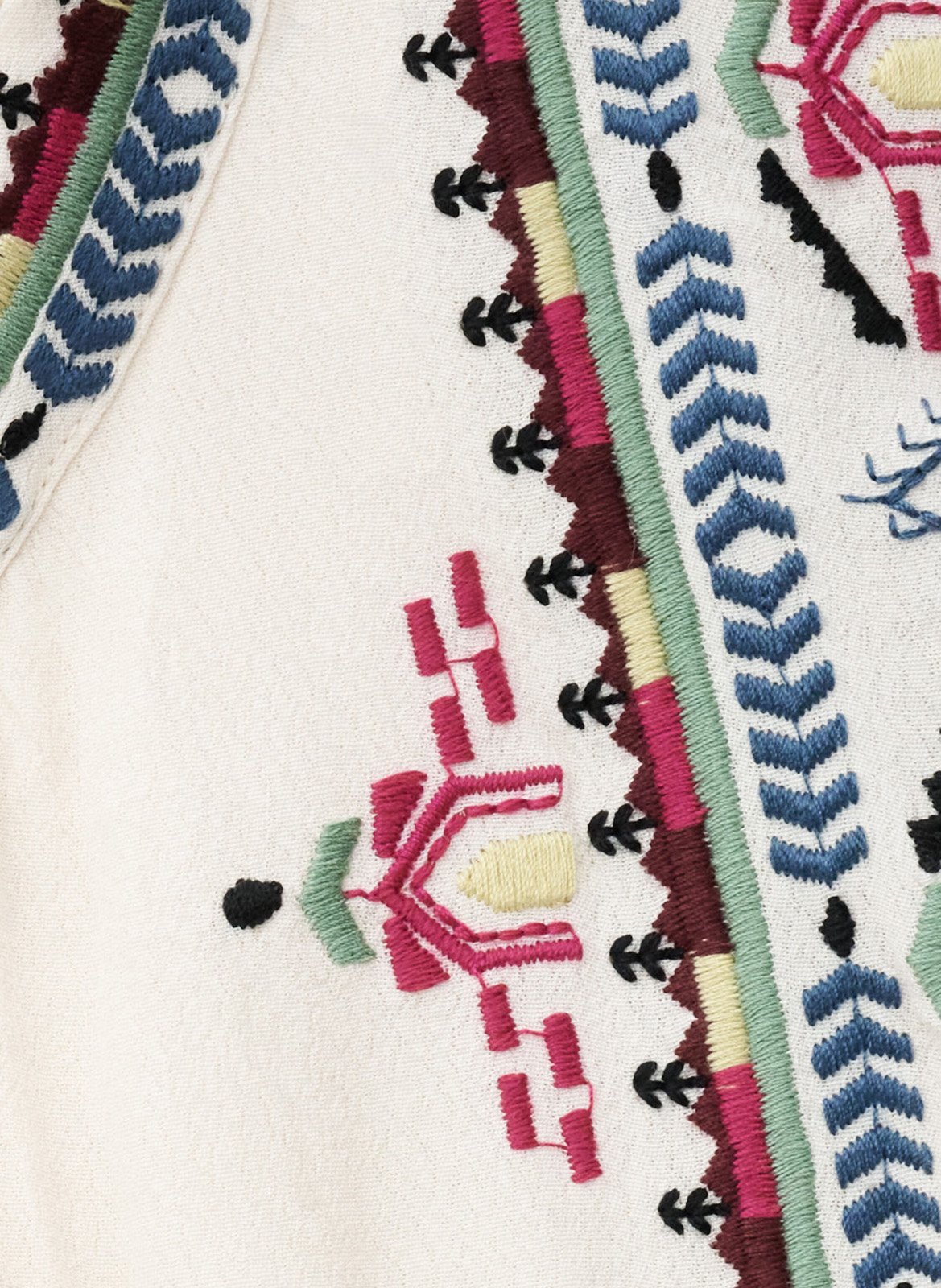 Blouse ample brodée tilt BA&SH Beige