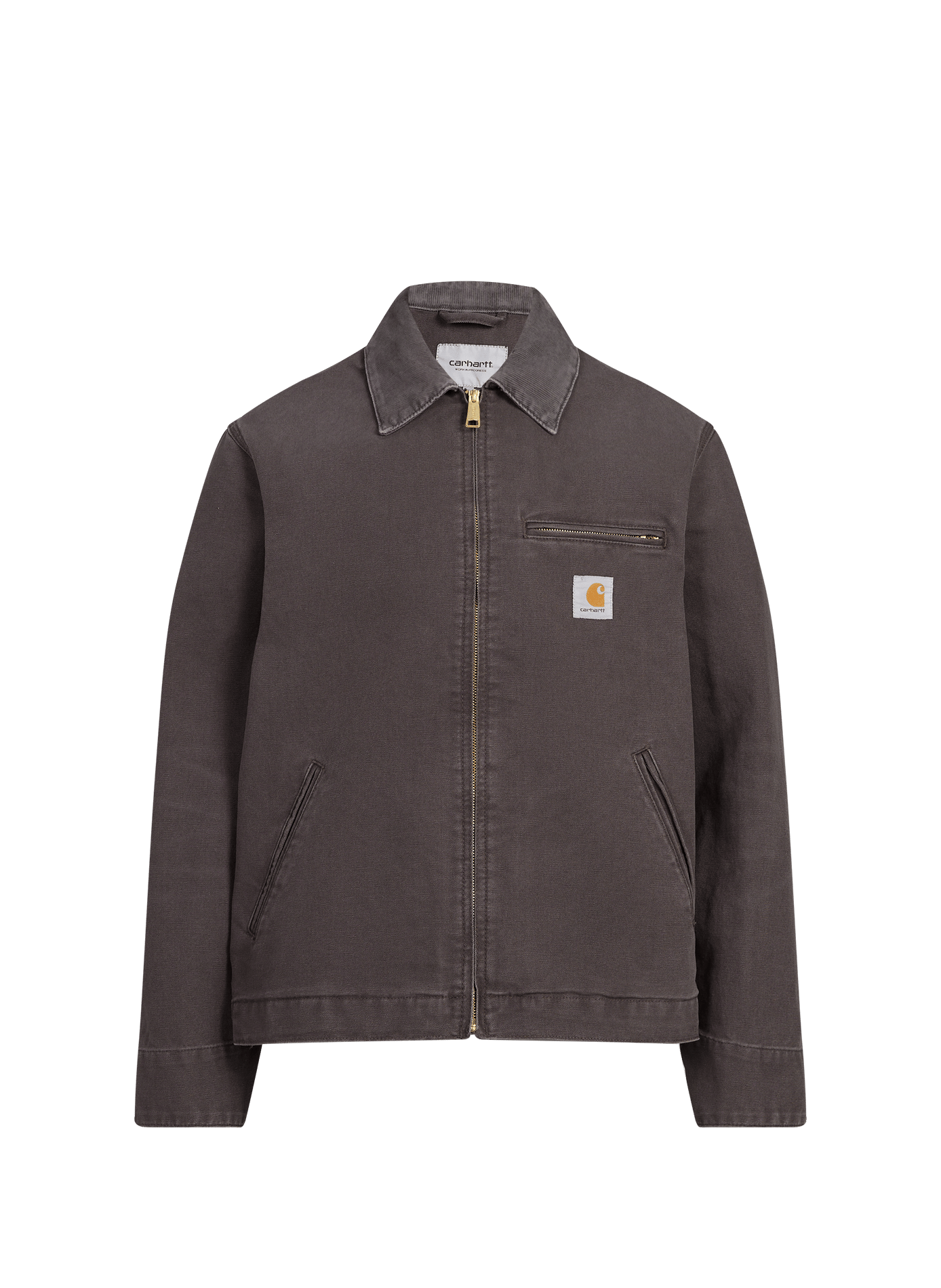 Veste col classique en coton CARHARTT WIP Marron