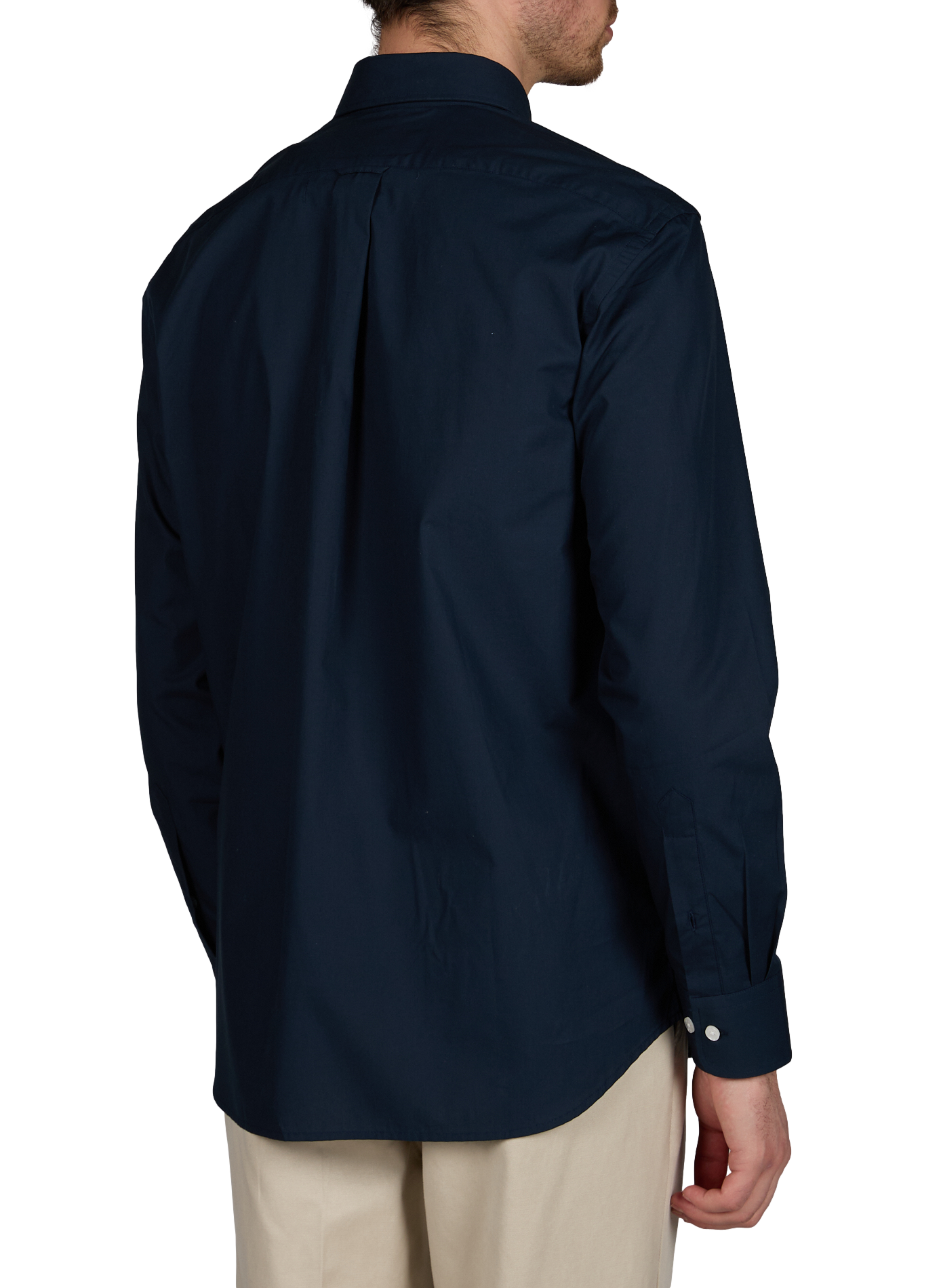 Chemise droite à poche en coton EDEN PARK Bleu