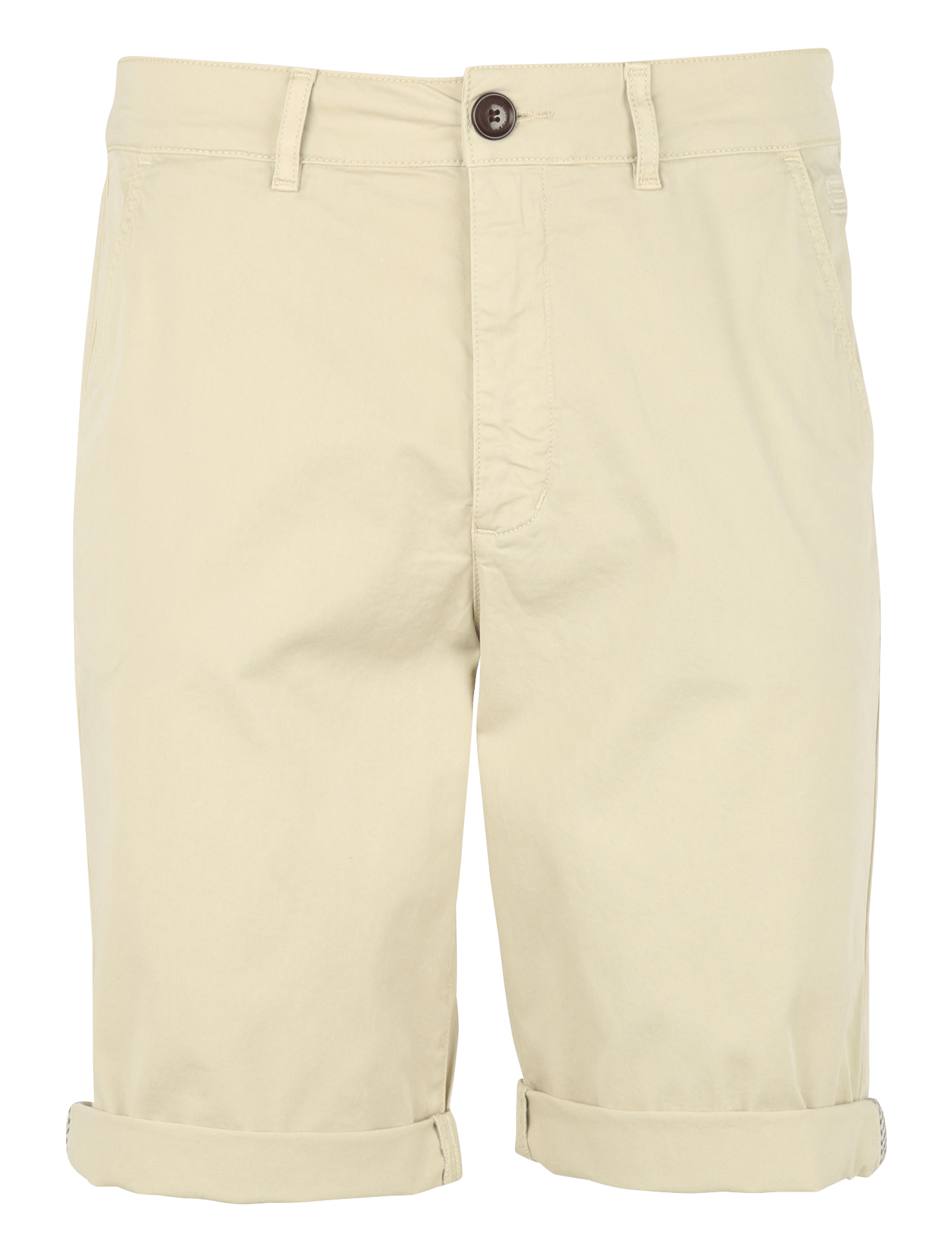 Straight cotton blend shorts ARMOR-LUX Beige