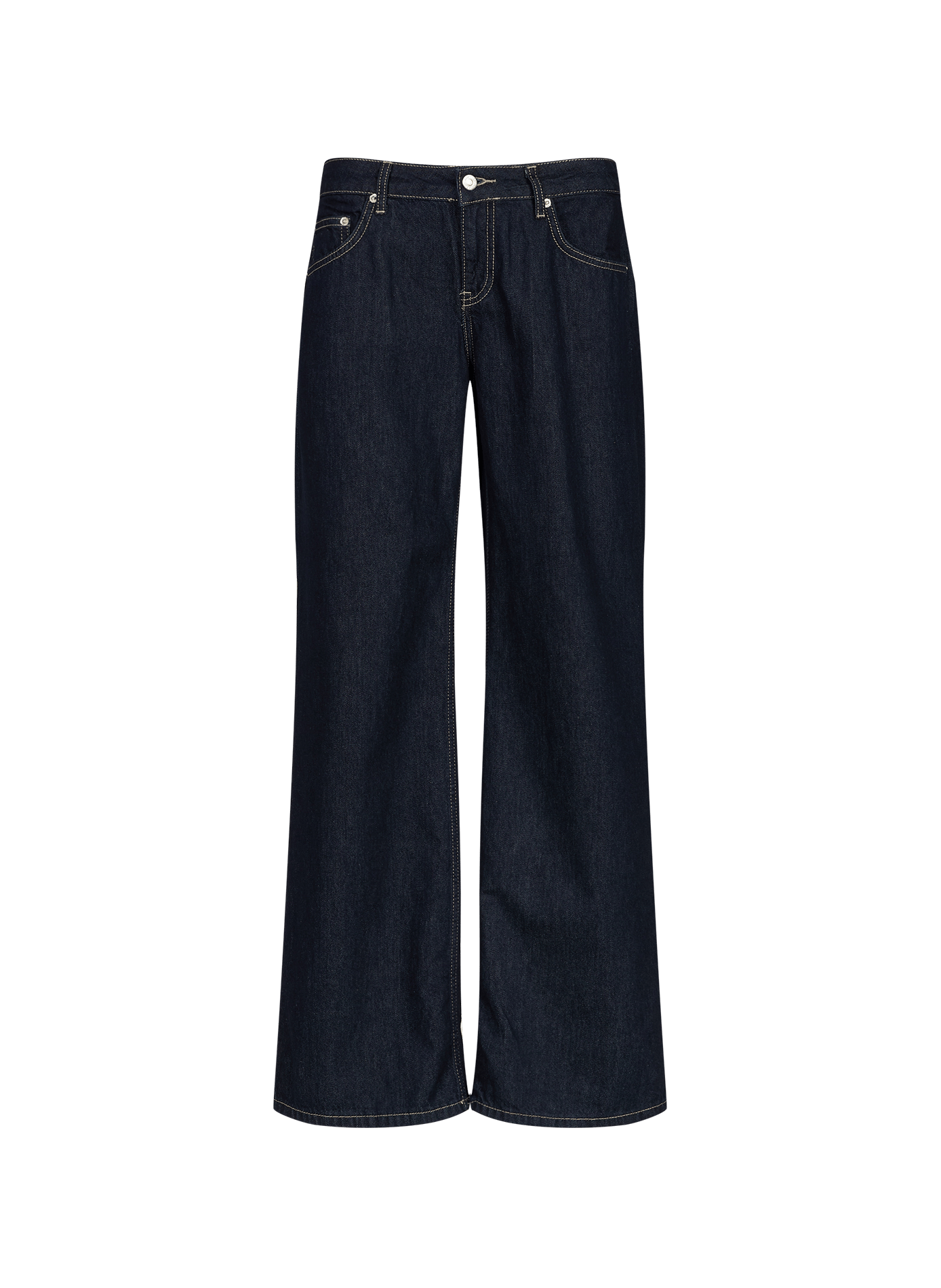 Cotton bootcut jeans  TOPSHOP Blue